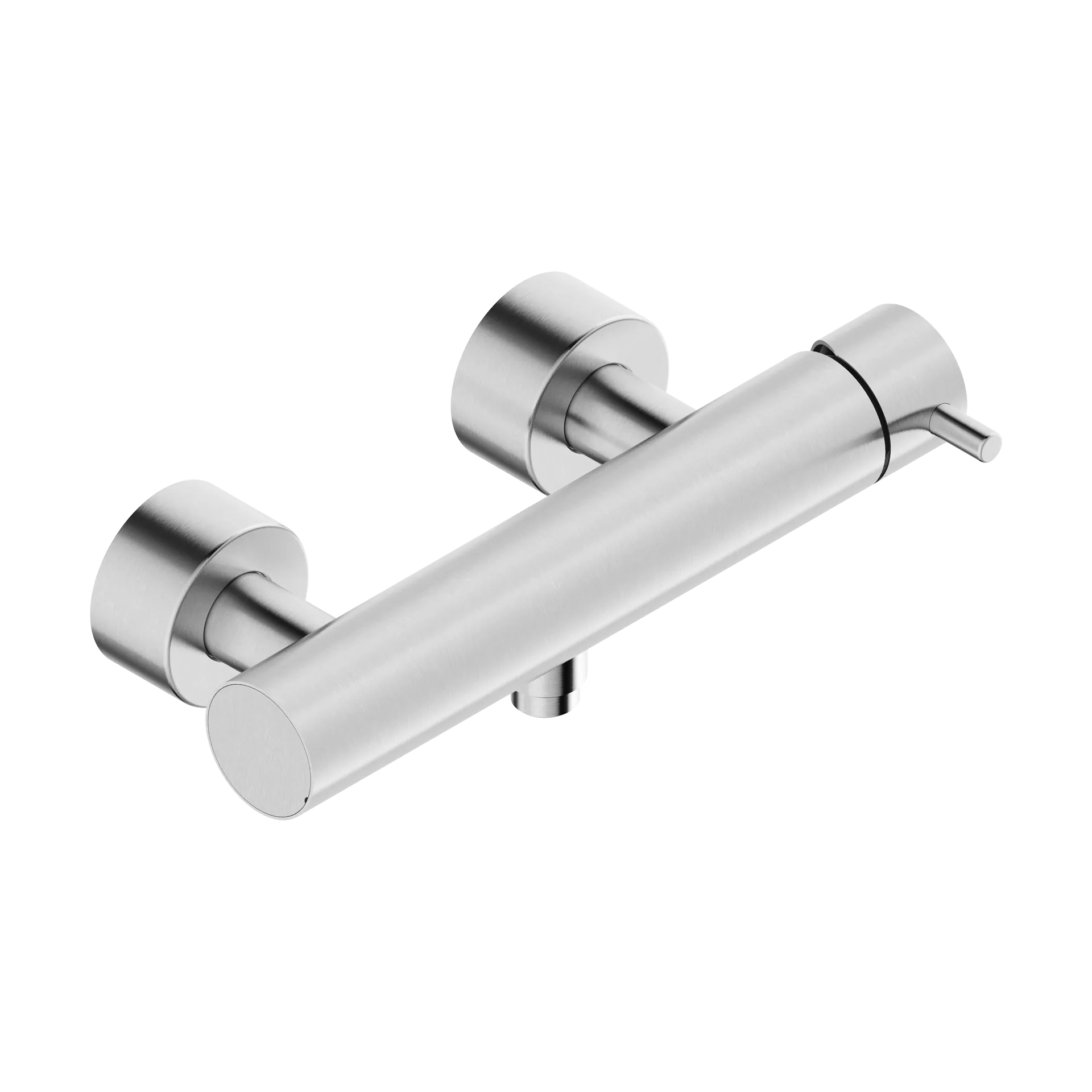 45 mm exposed shower mixer in 316L stainless steel
