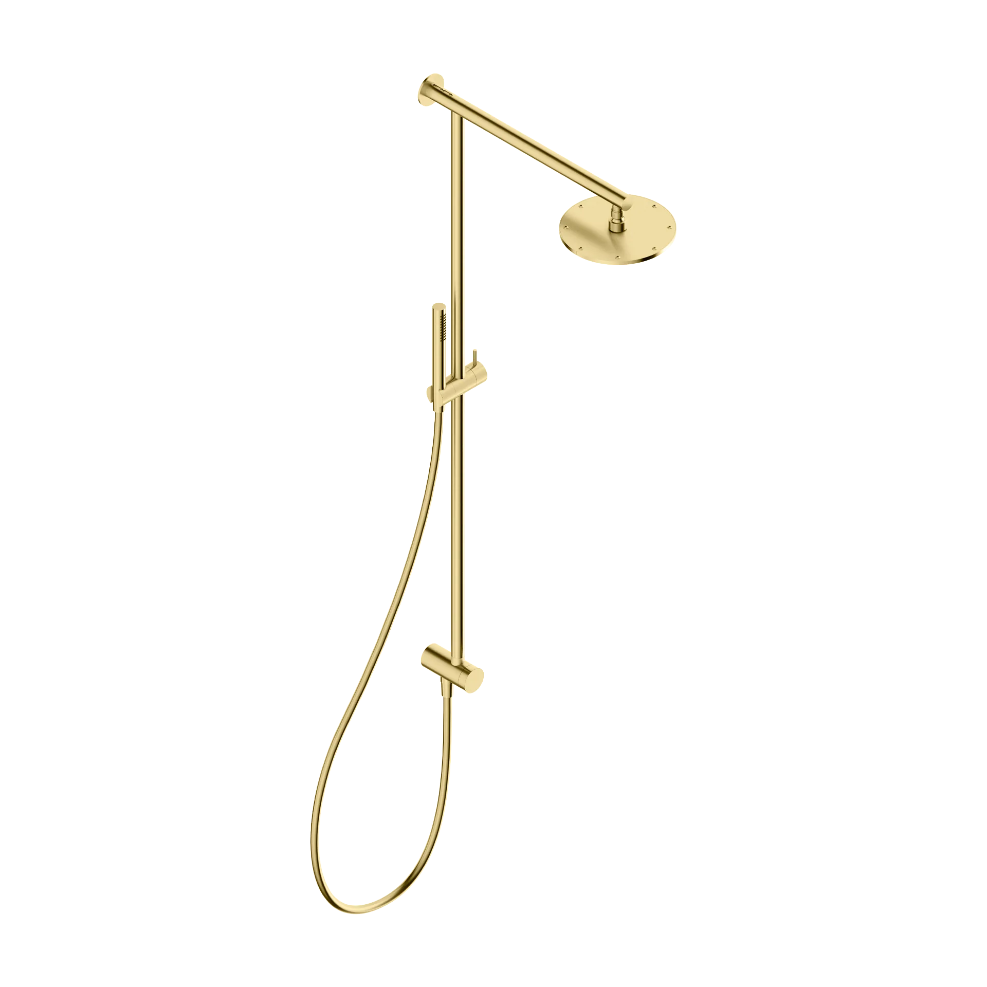 Shower column with 2-way diverter in stainless steel