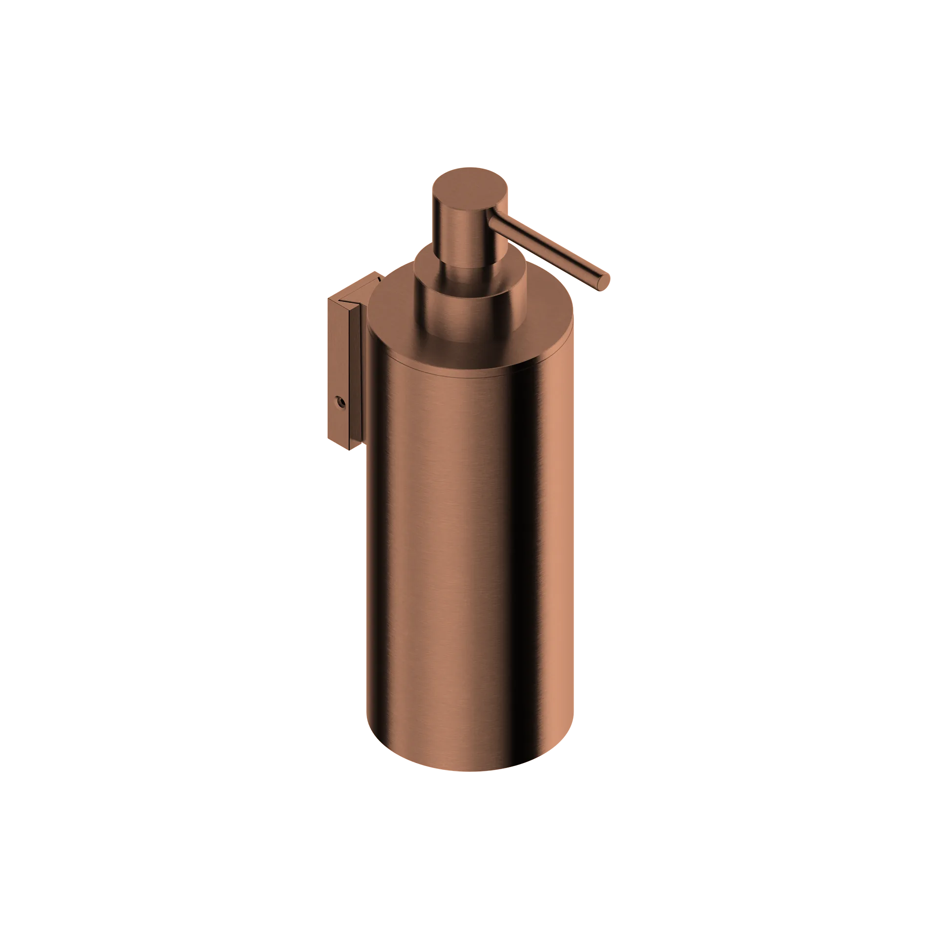Wall-mounted soap dispenser in 316L stainless steel