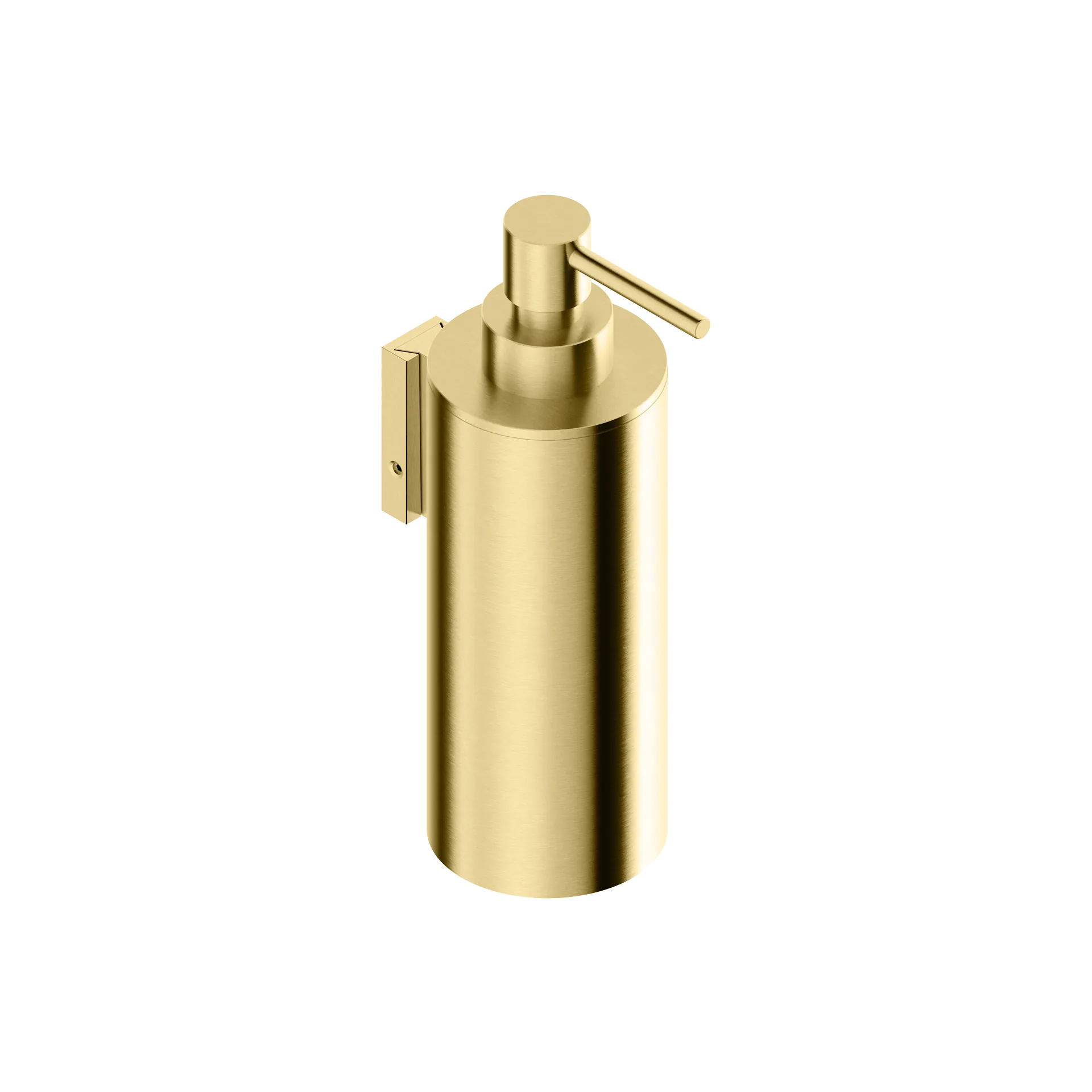 Wall-mounted soap dispenser in 316L stainless steel