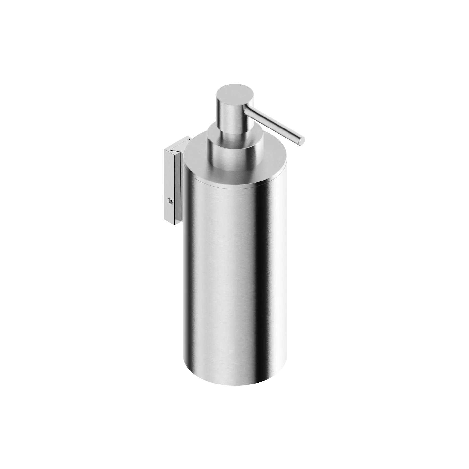 Wall-mounted soap dispenser in 316L stainless steel