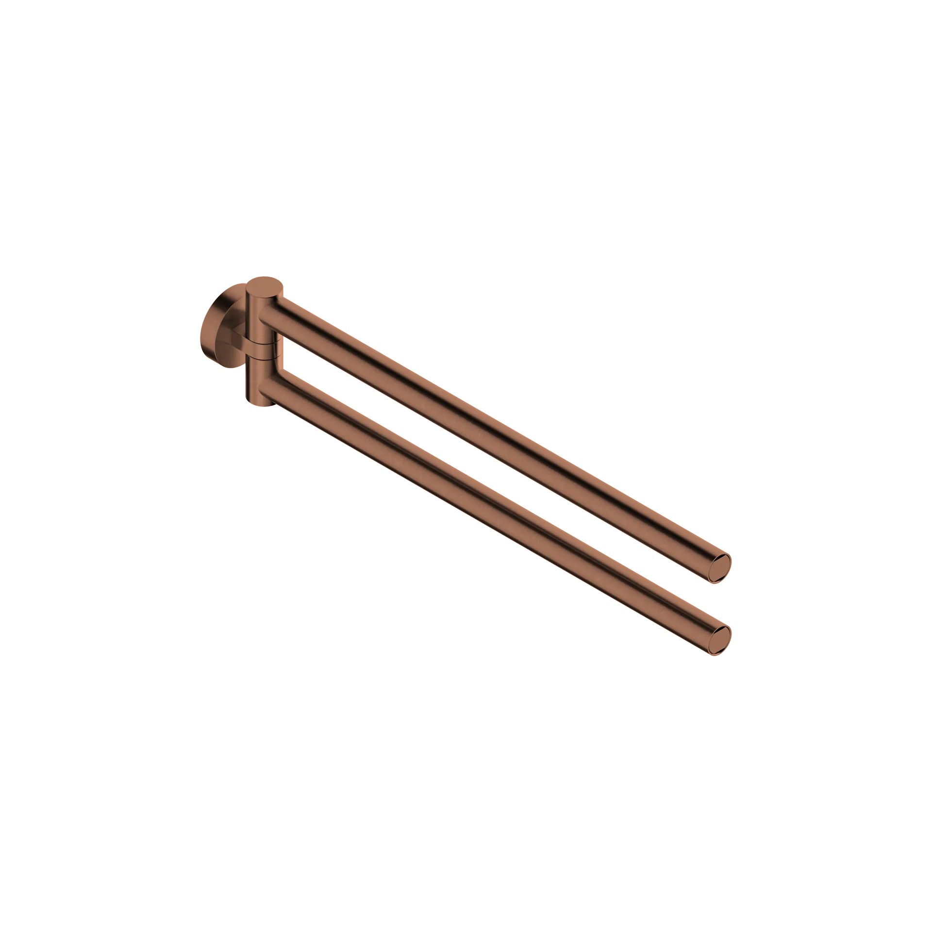 34 cm swivel towel rail in 316L stainless steel