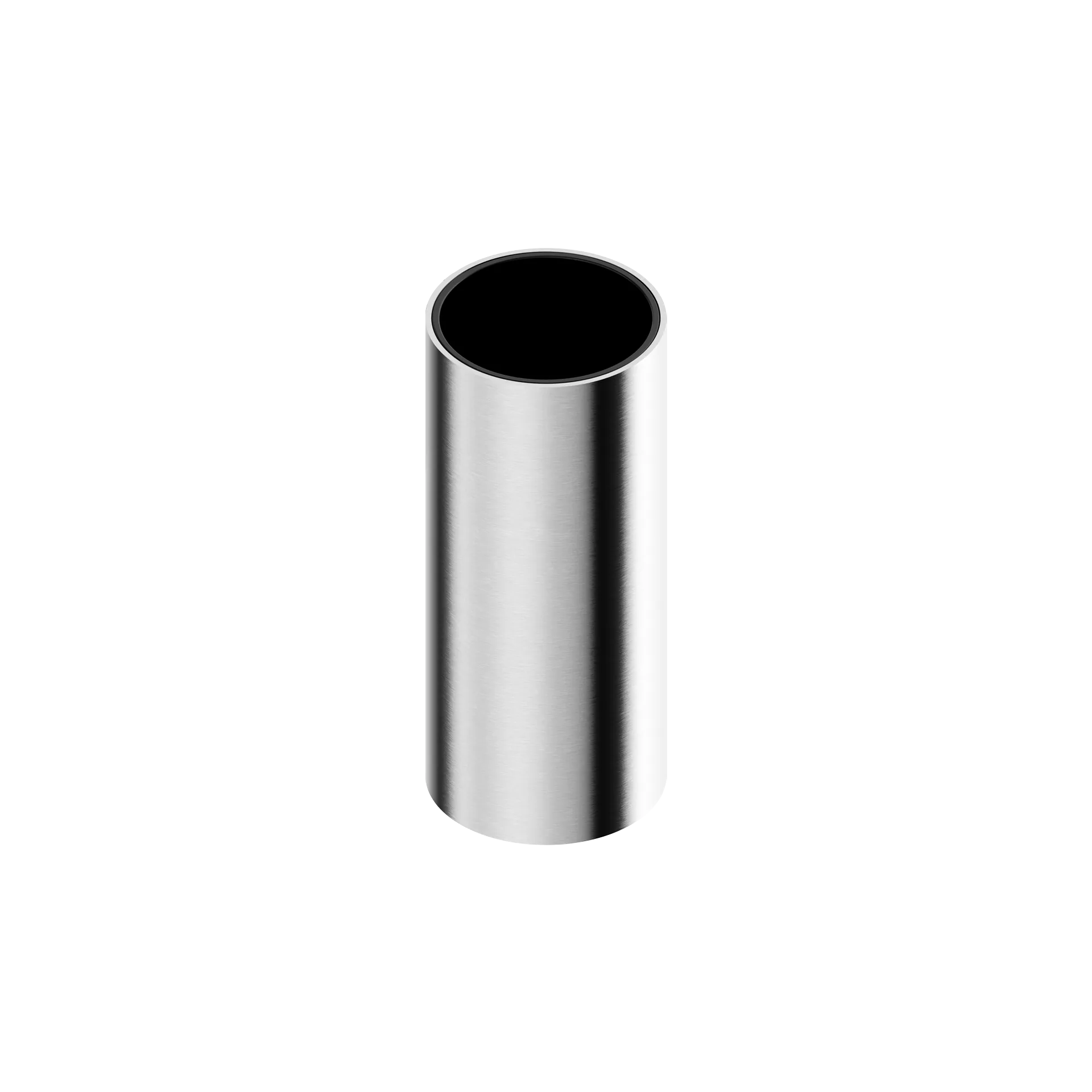 Countertop toothbrush tumbler in 316L stainless steel