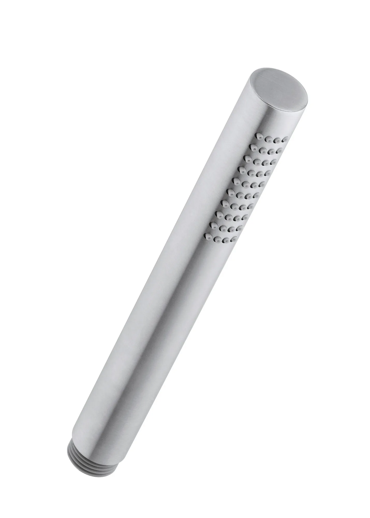 Round shower handset in 316L stainless steel