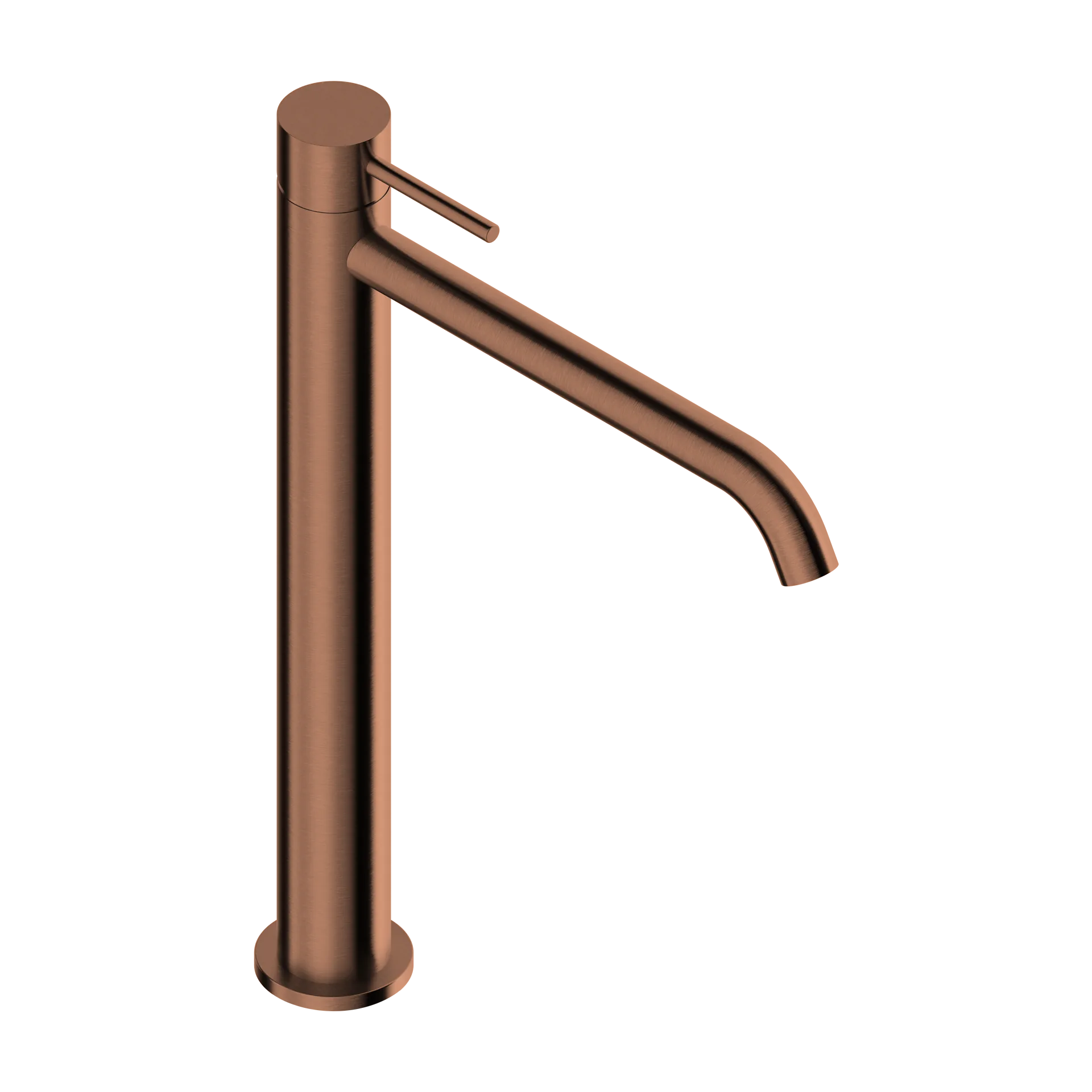 308 mm tall basin mixer tap in 316L stainless steel