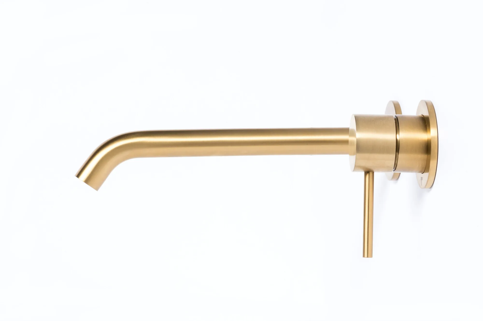 Concealed basin mixer with 16 cm spout in 316L stainless steel