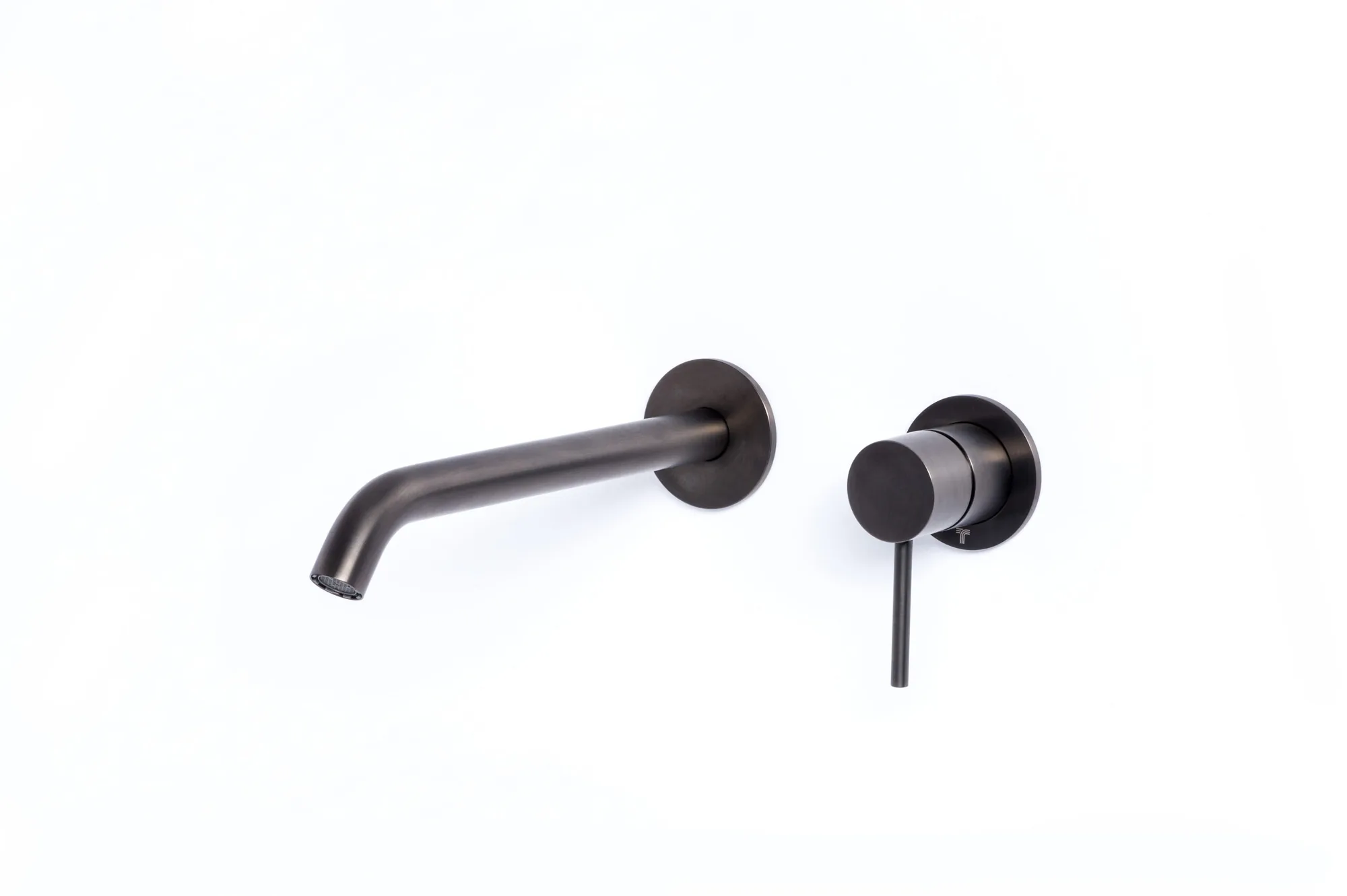 Concealed basin mixer with 16 cm spout in 316L stainless steel
