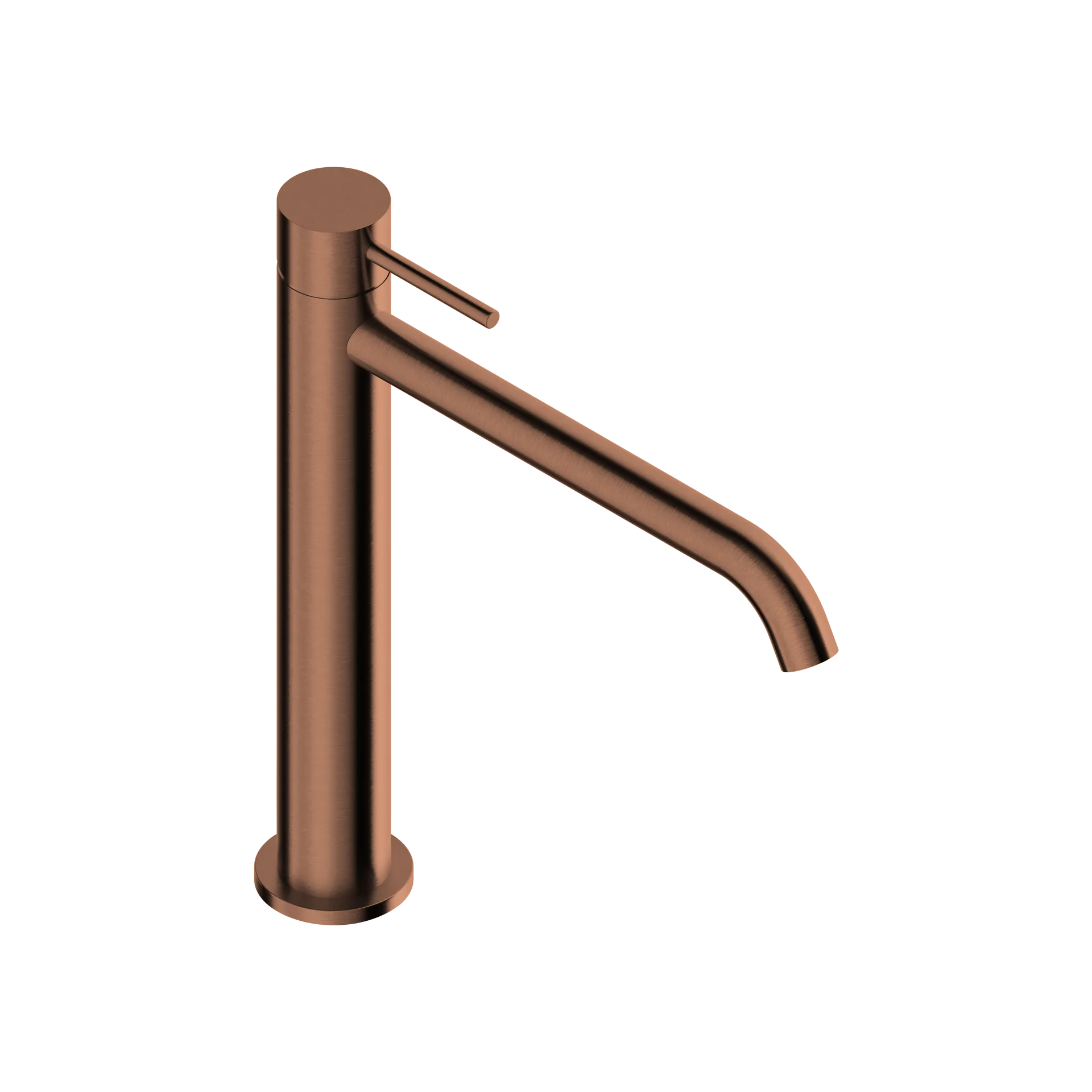 228 mm tall basin mixer tap in 316L stainless steel