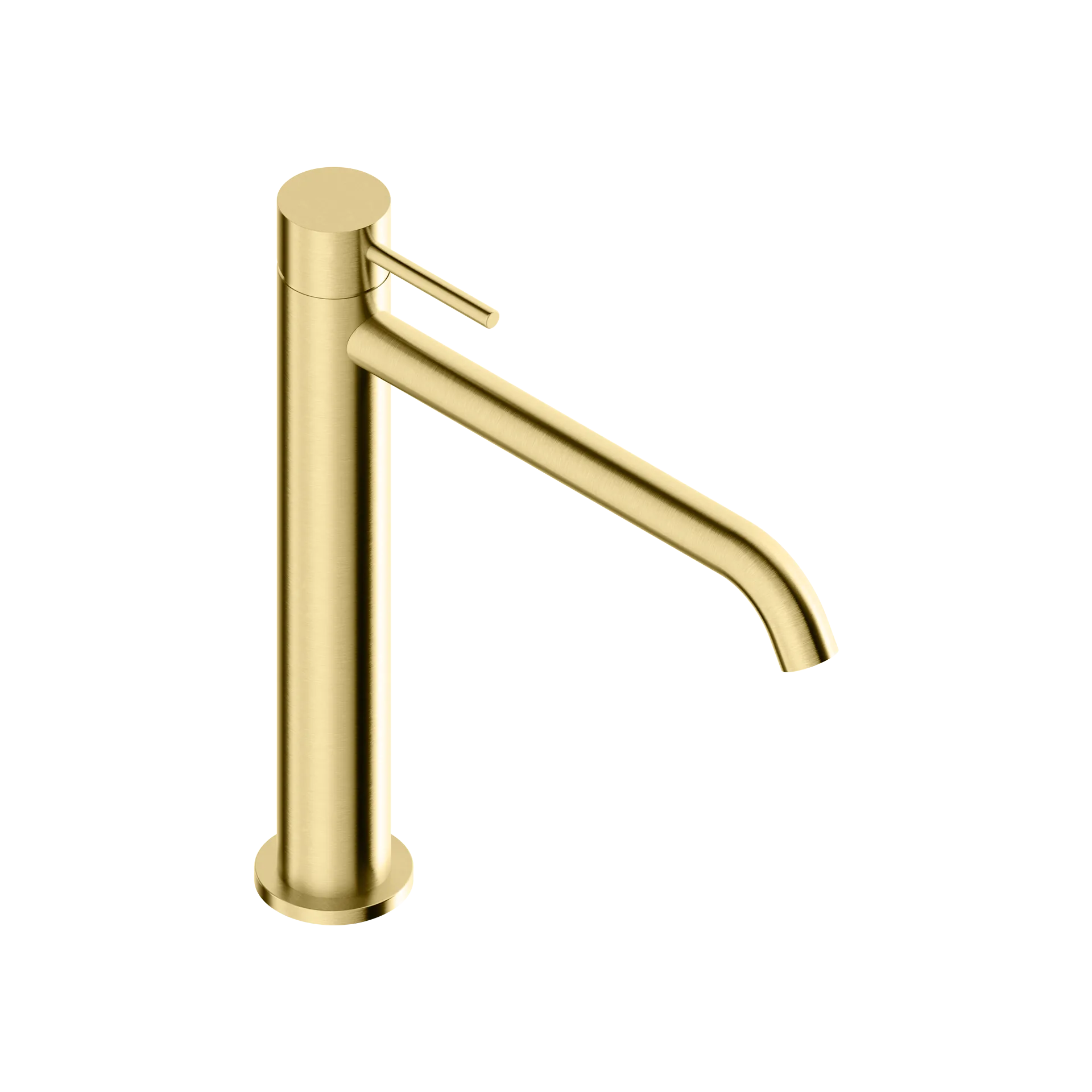 228 mm tall basin mixer tap in 316L stainless steel