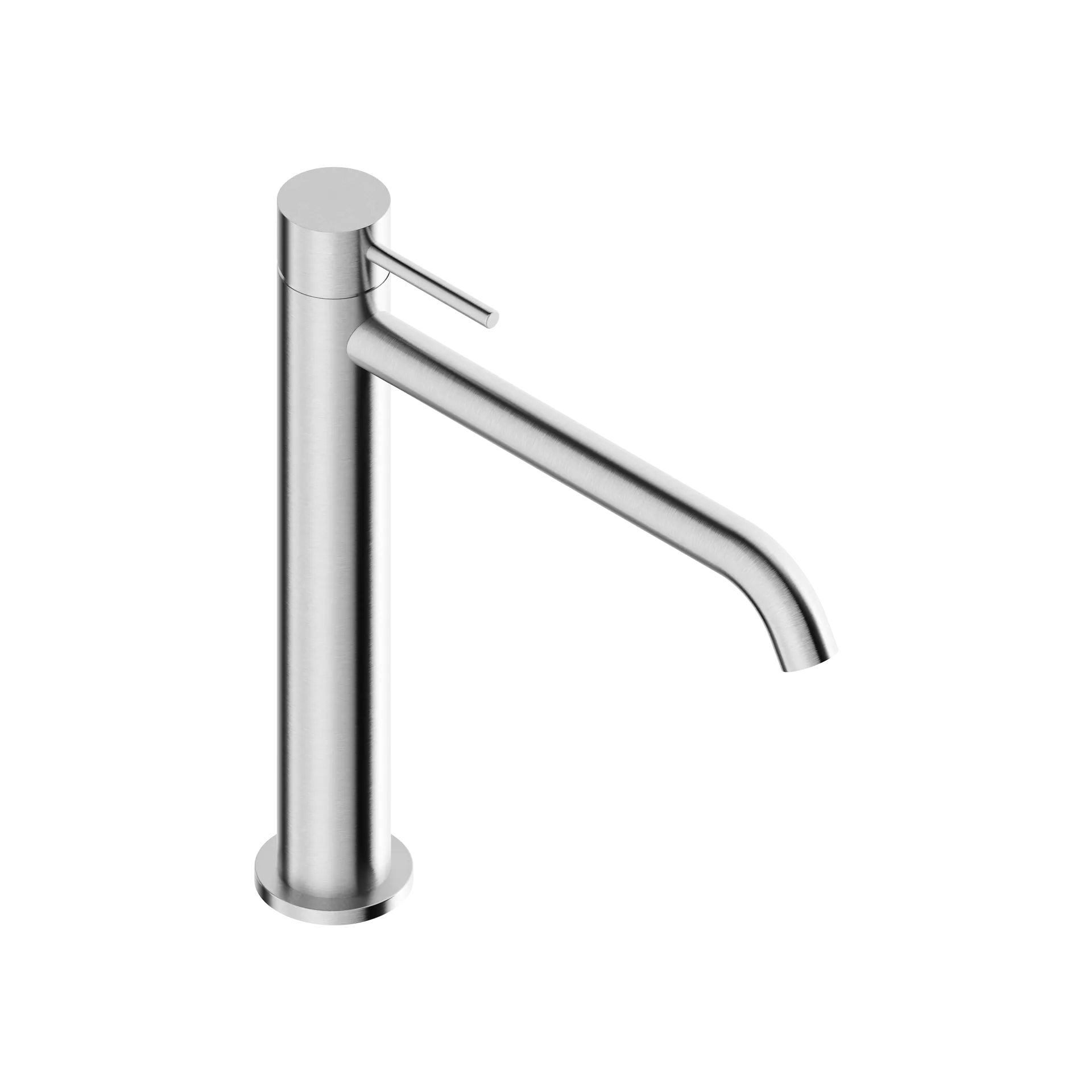228 mm tall basin mixer tap in 316L stainless steel