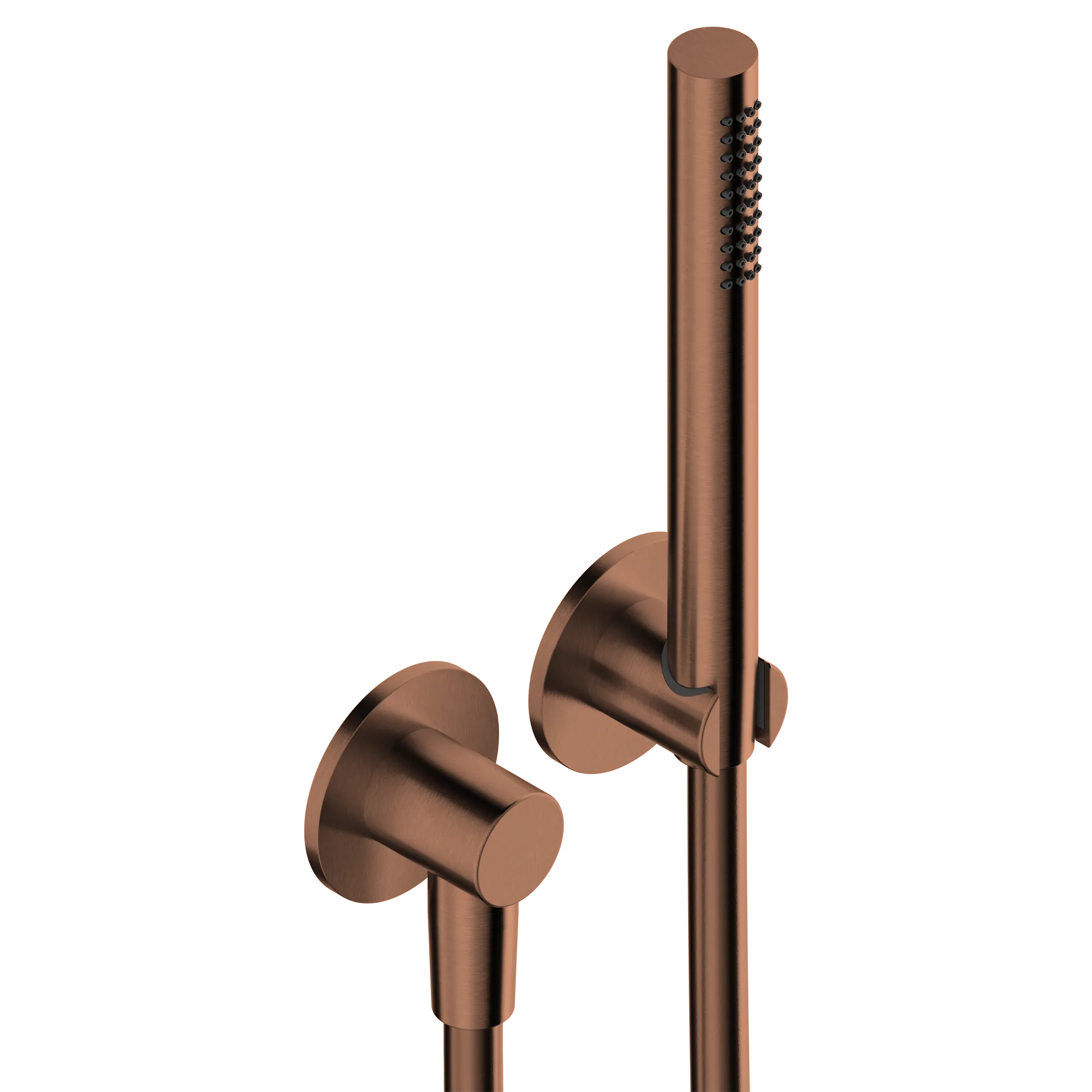 Shower kit in 316L stainless steel with 65 mm escutcheon
