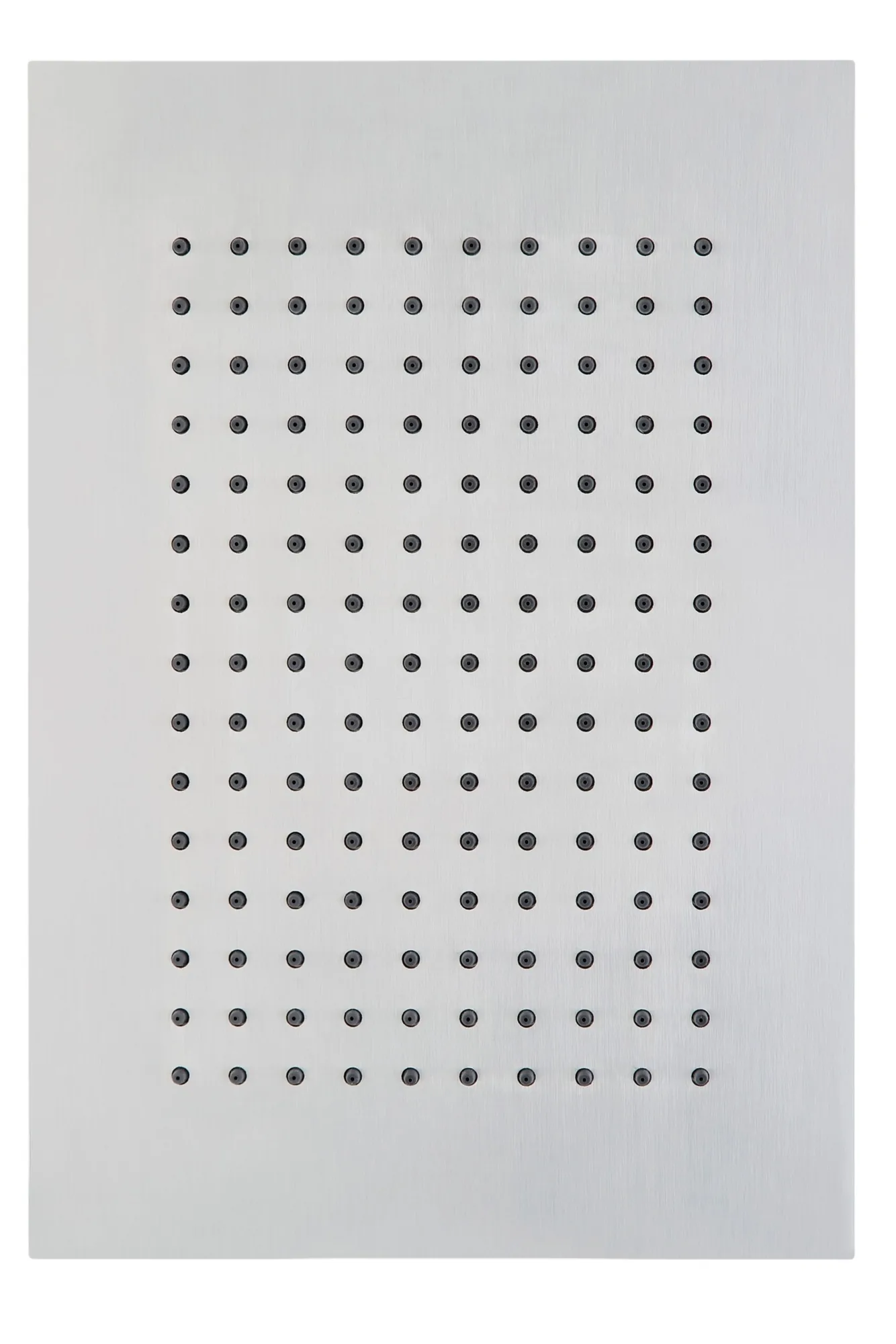 285 x 200 mm recessed shower head in 316L stainless steel