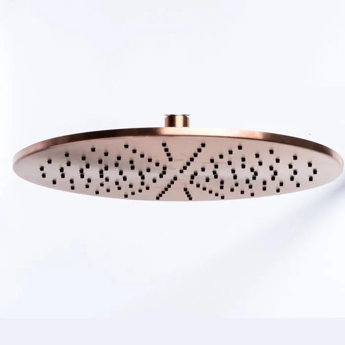 Round shower head, 30 cm diameter in 316L stainless steel