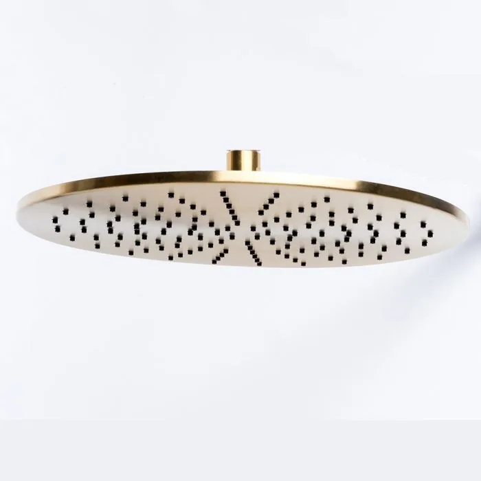 Round shower head, 30 cm diameter in 316L stainless steel