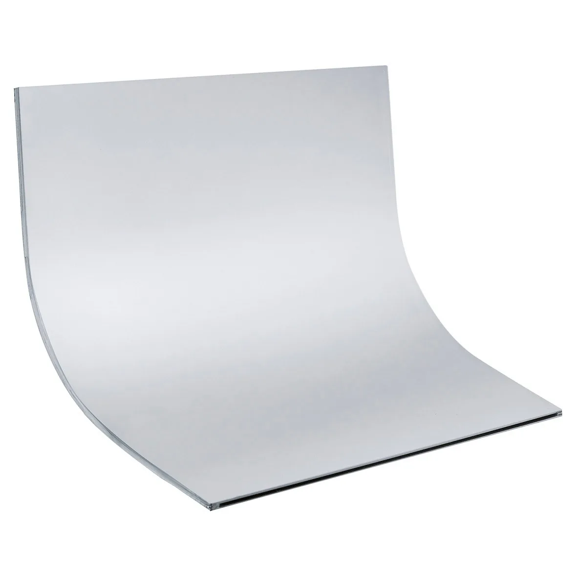 Wall-mounted waterfall spout in stainless steel