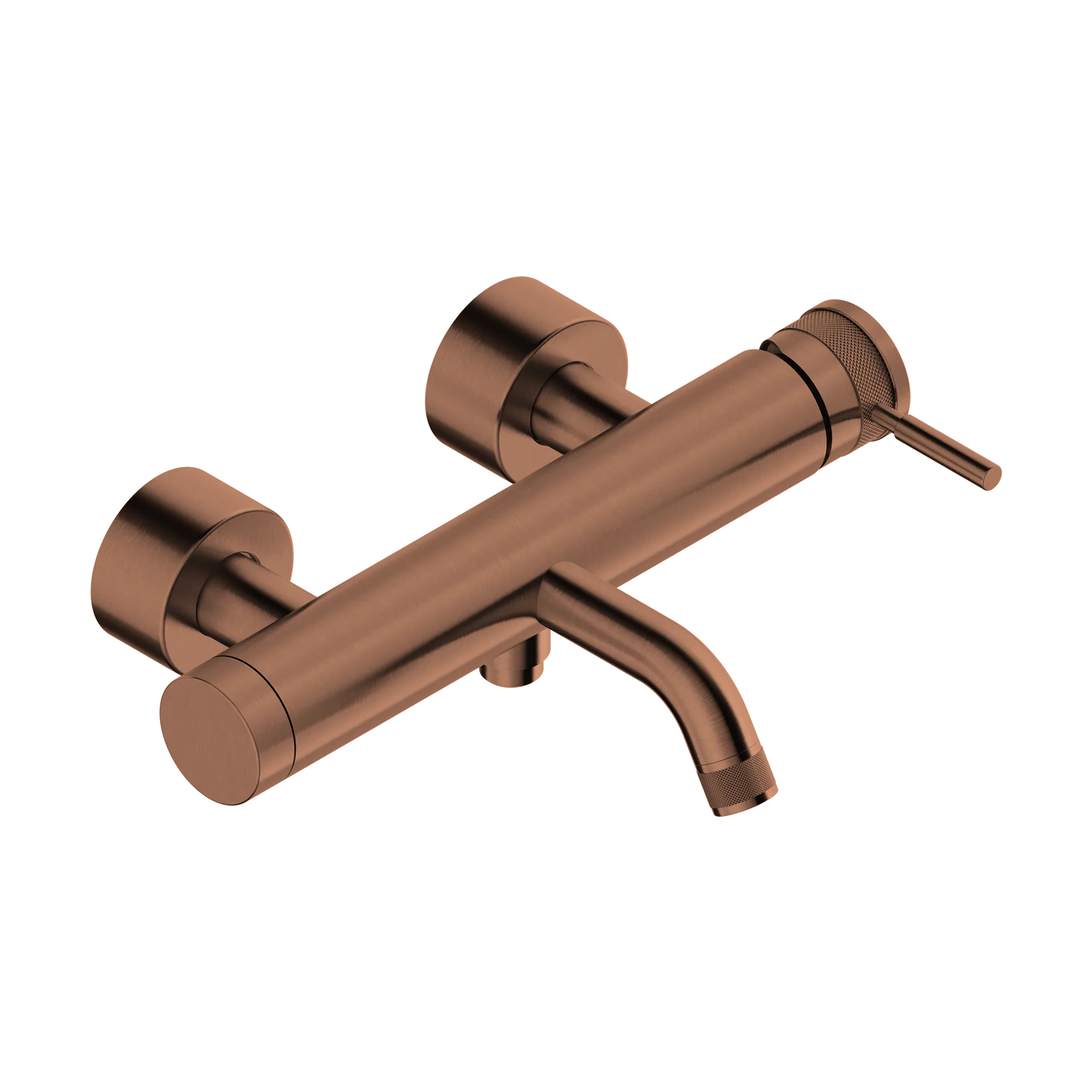 Single lever bath mixer in 316L stainless steel