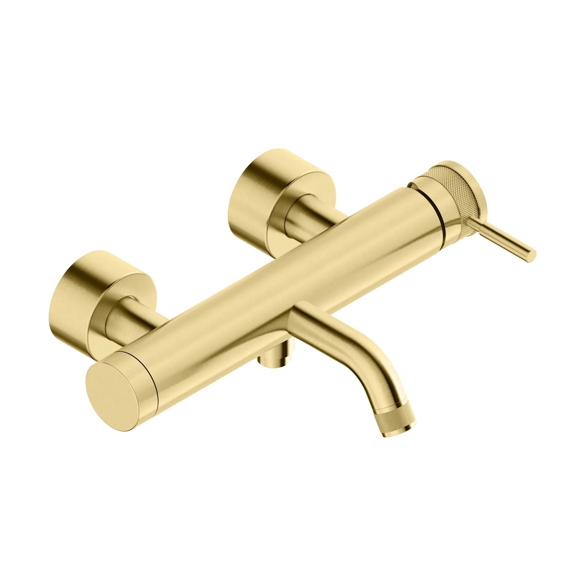 Single lever bath mixer in 316L stainless steel