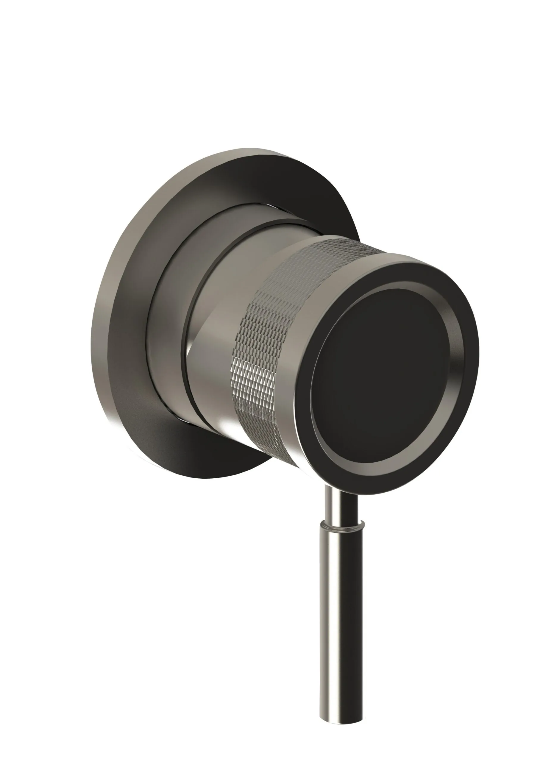Recessed single lever mixer with top outlet