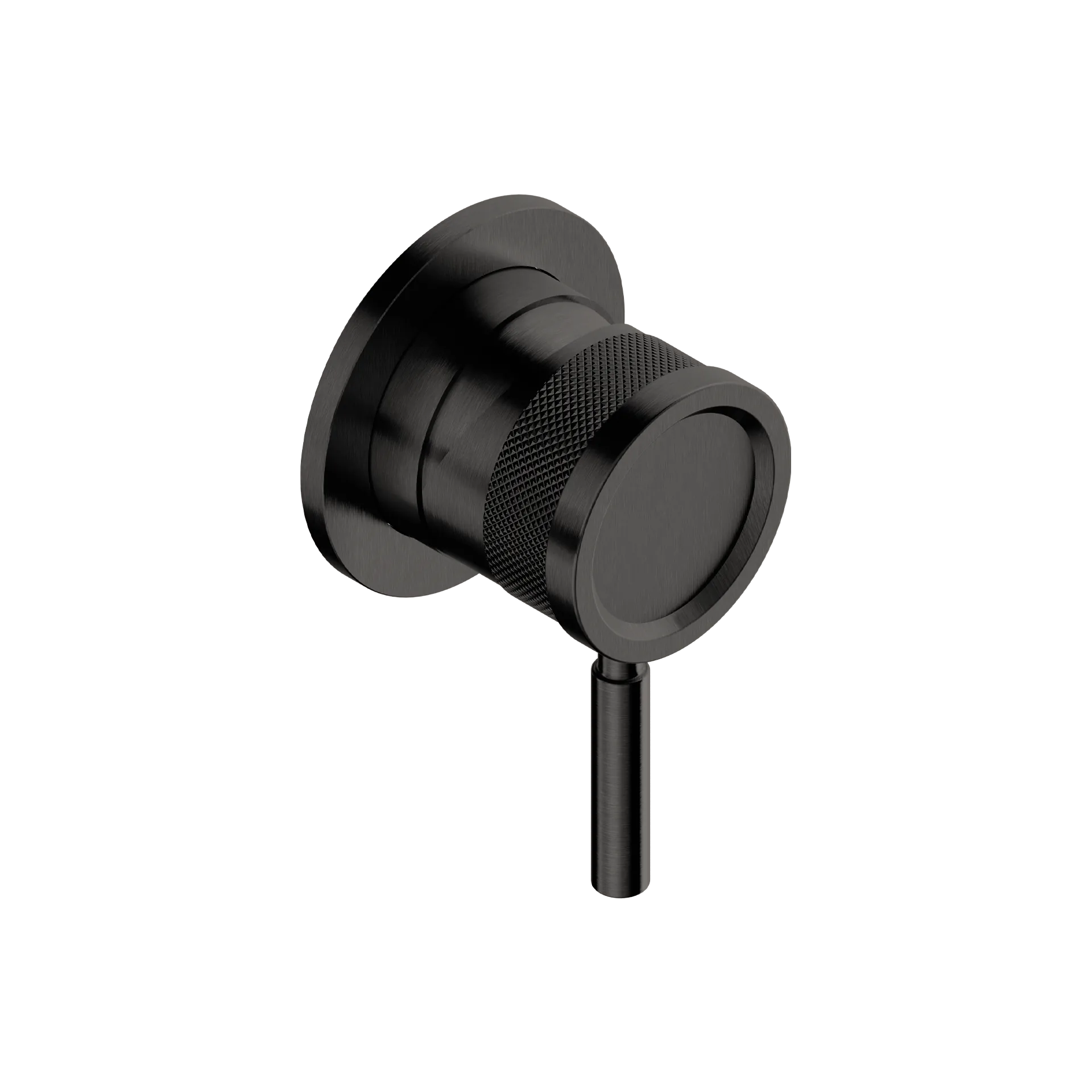 Recessed single lever mixer with top outlet