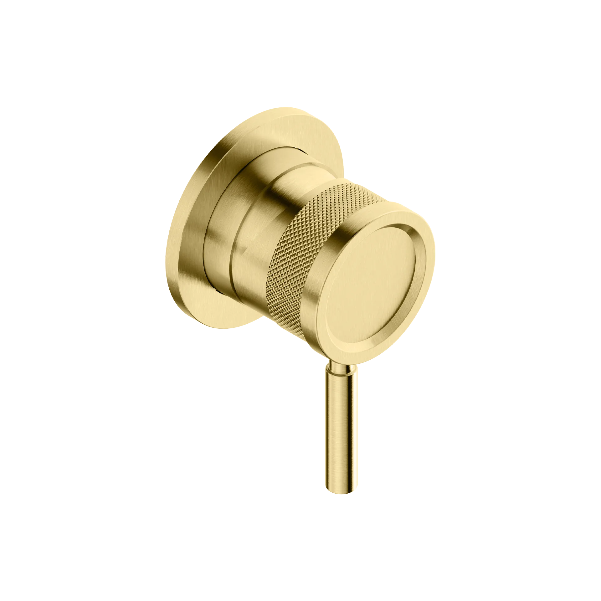 Recessed single lever mixer with top outlet