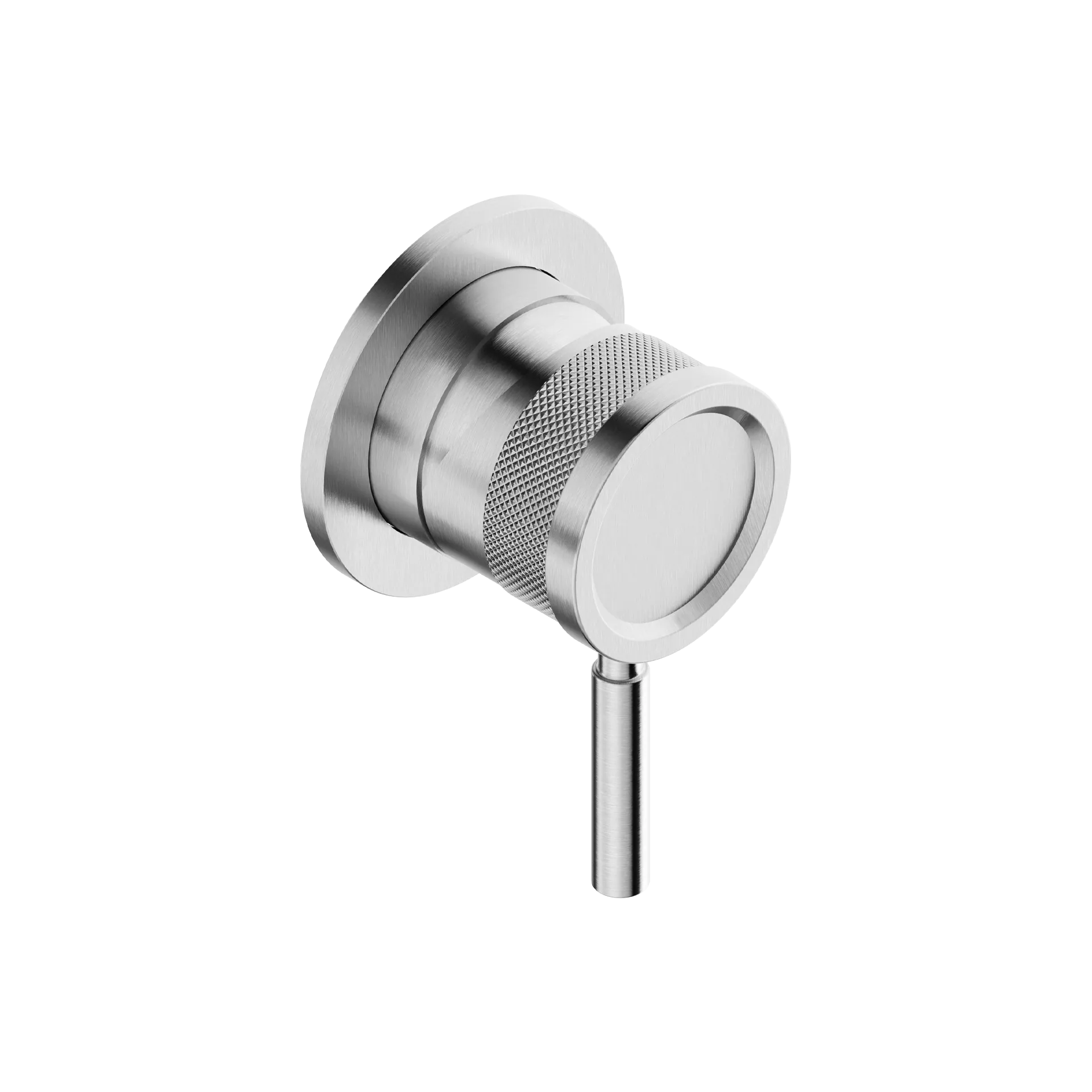Recessed single lever mixer with top outlet