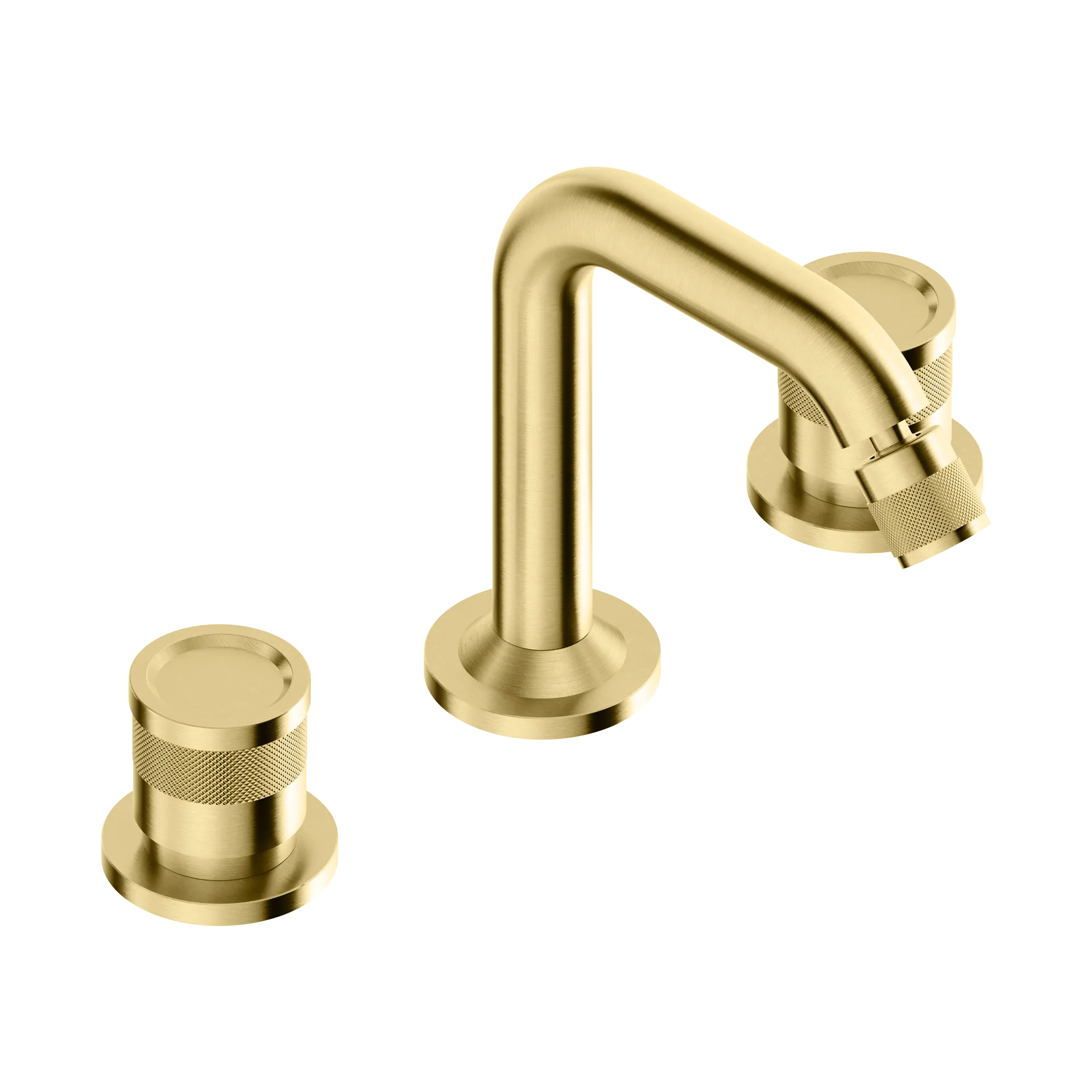 3-hole 316L stainless steel bidet mixer