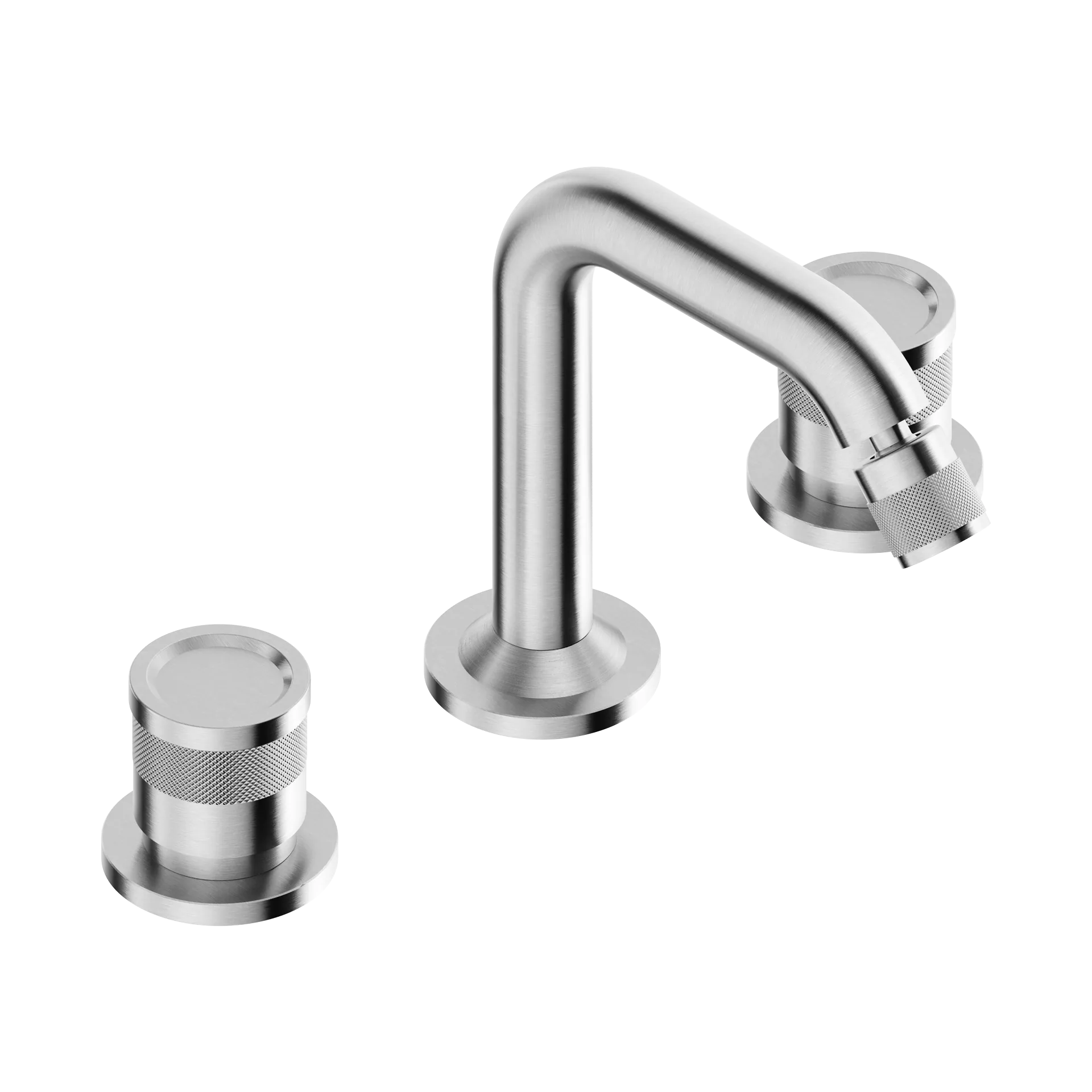 3-hole 316L stainless steel bidet mixer