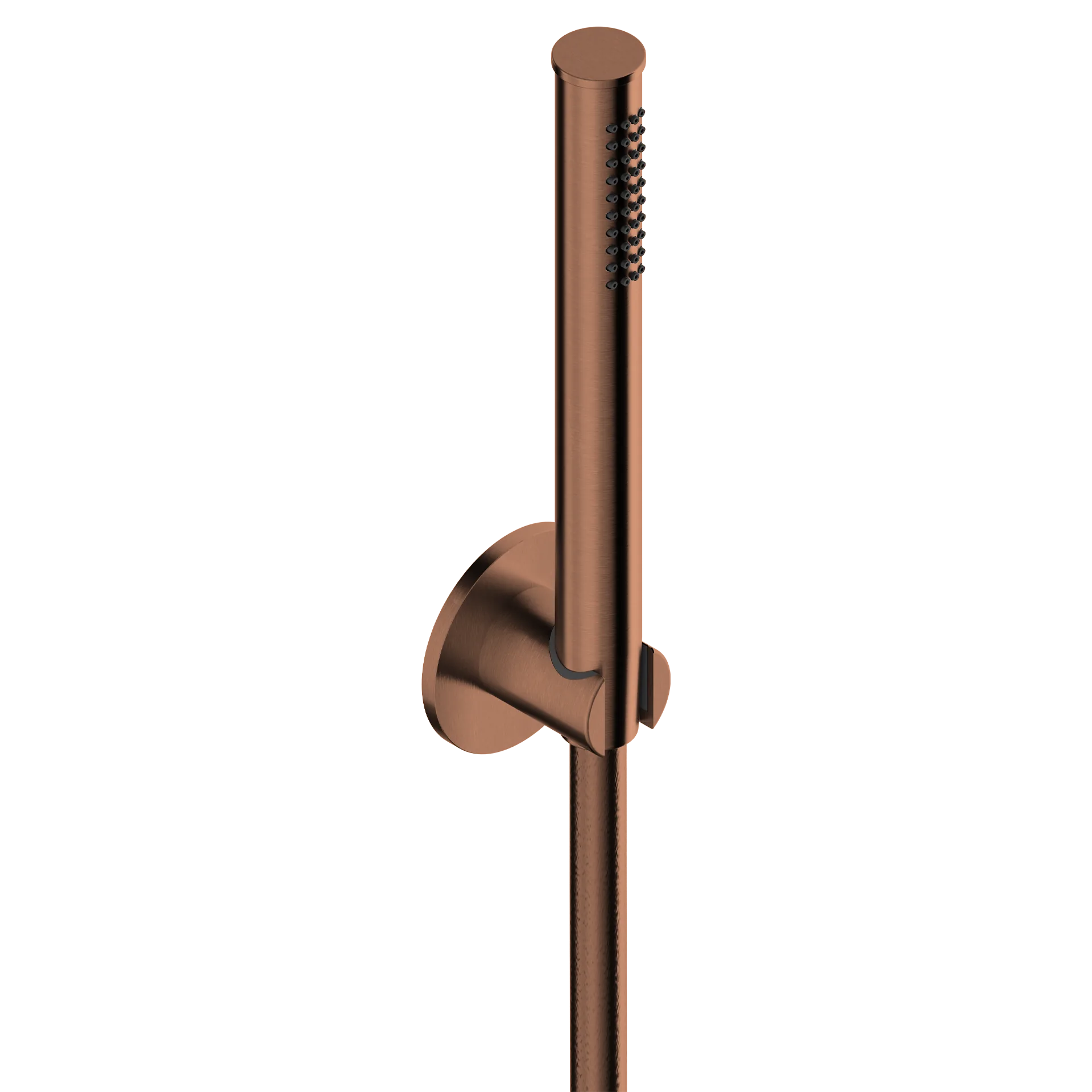 Shower set in 316L stainless steel with shower holder.