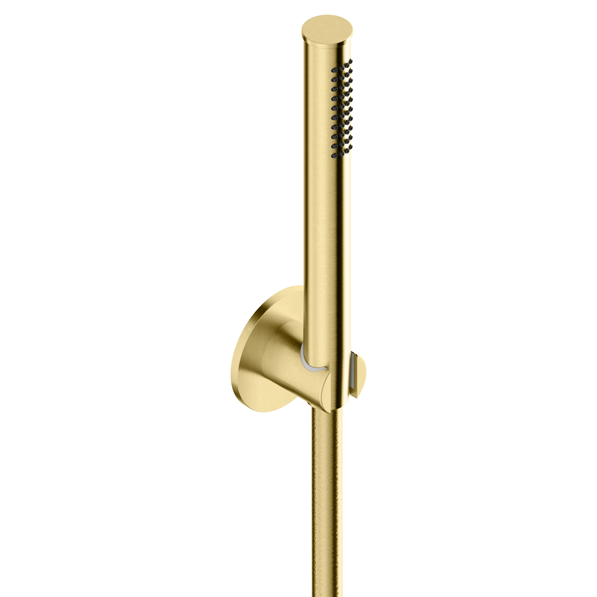 Shower set in 316L stainless steel with shower holder.