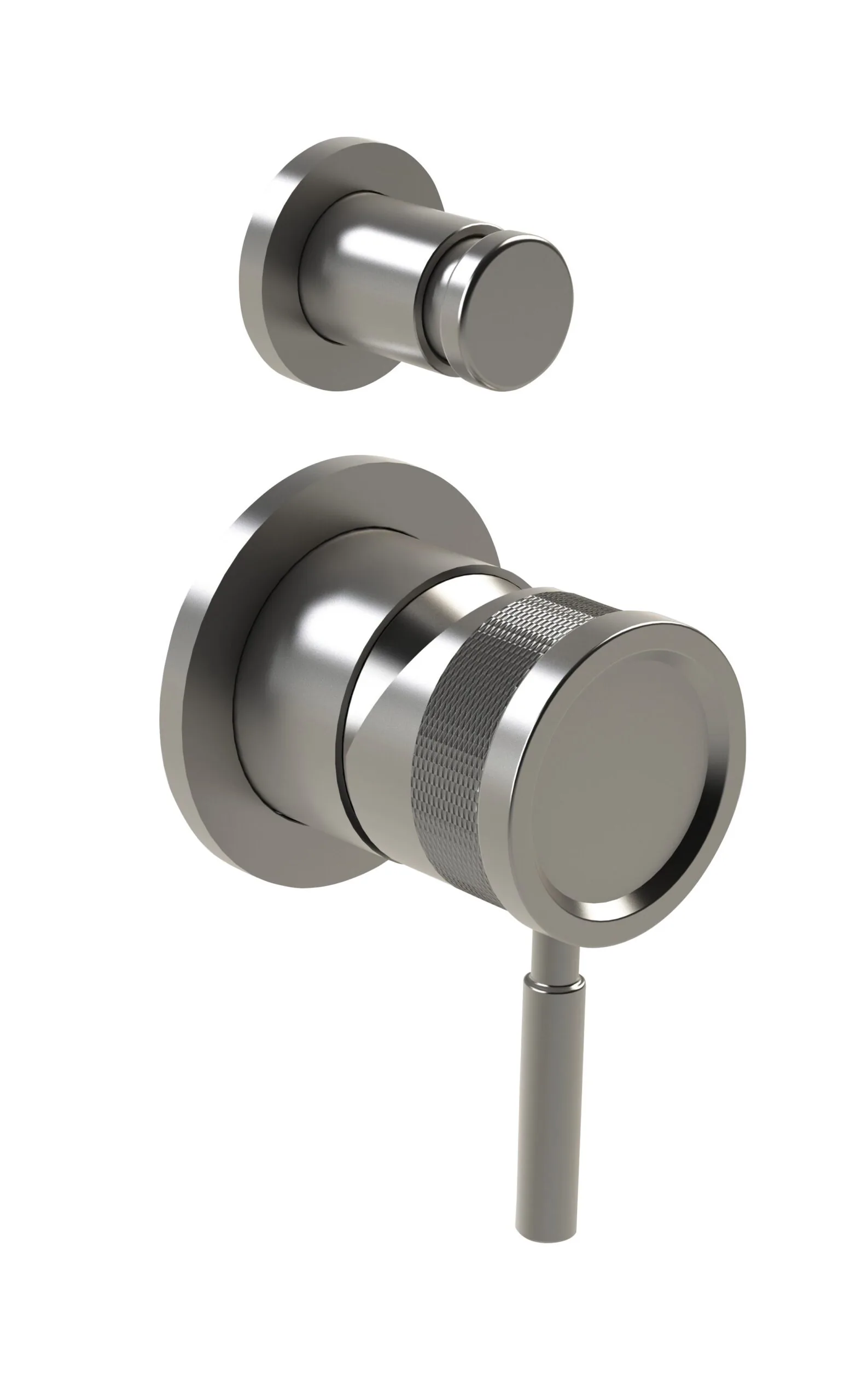 2-way recessed single lever mixer with diverter