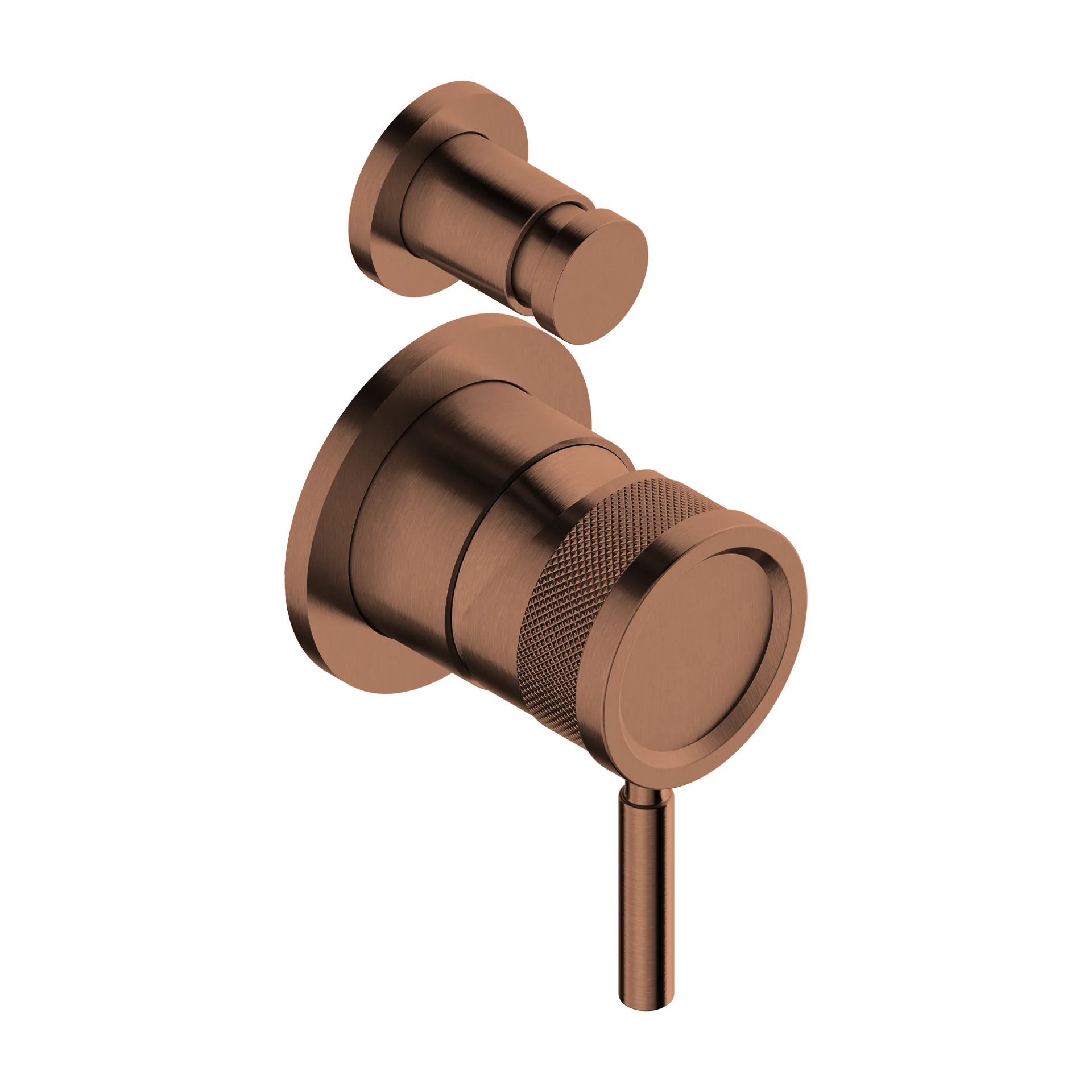 2-way recessed single lever mixer with diverter