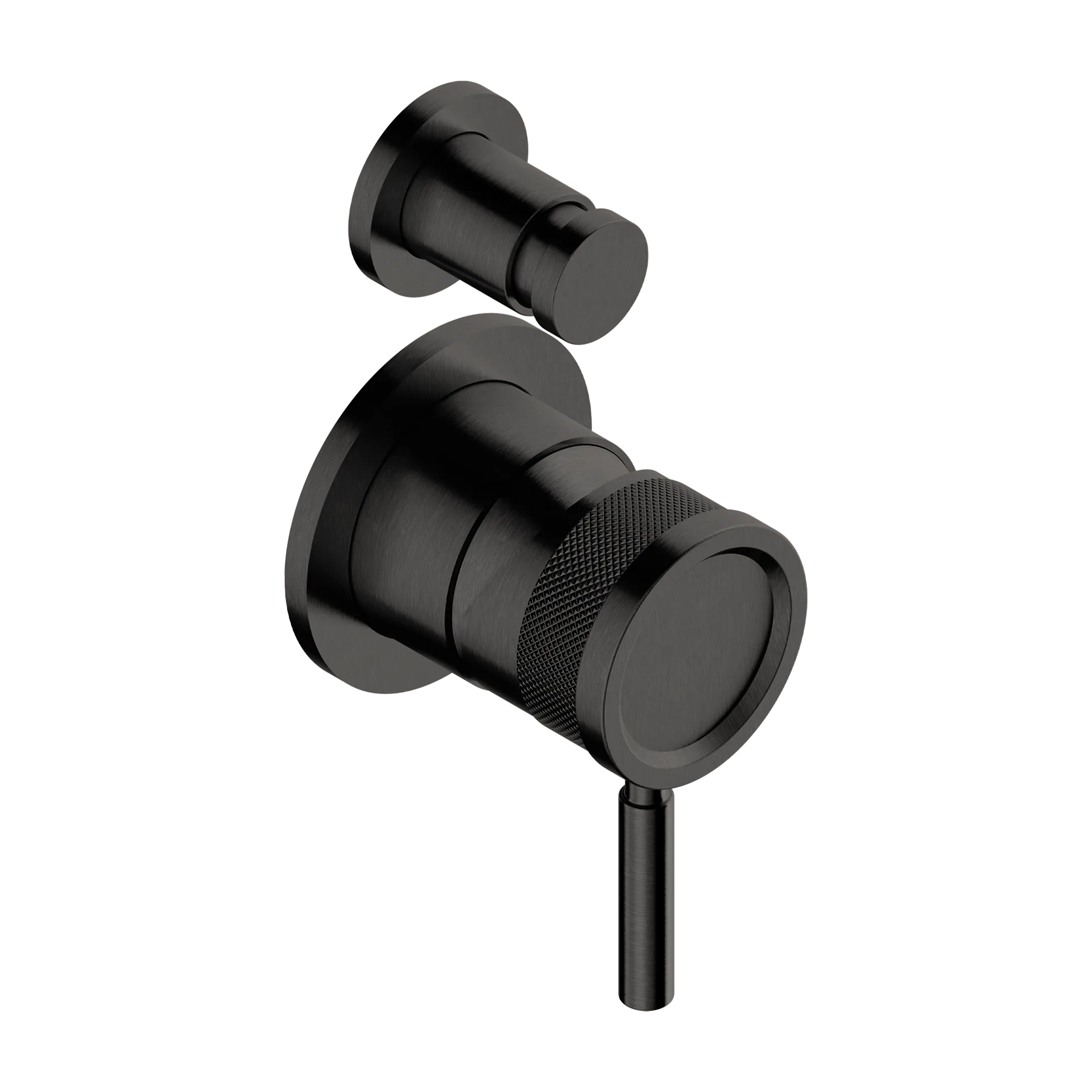 2-way recessed single lever mixer with diverter