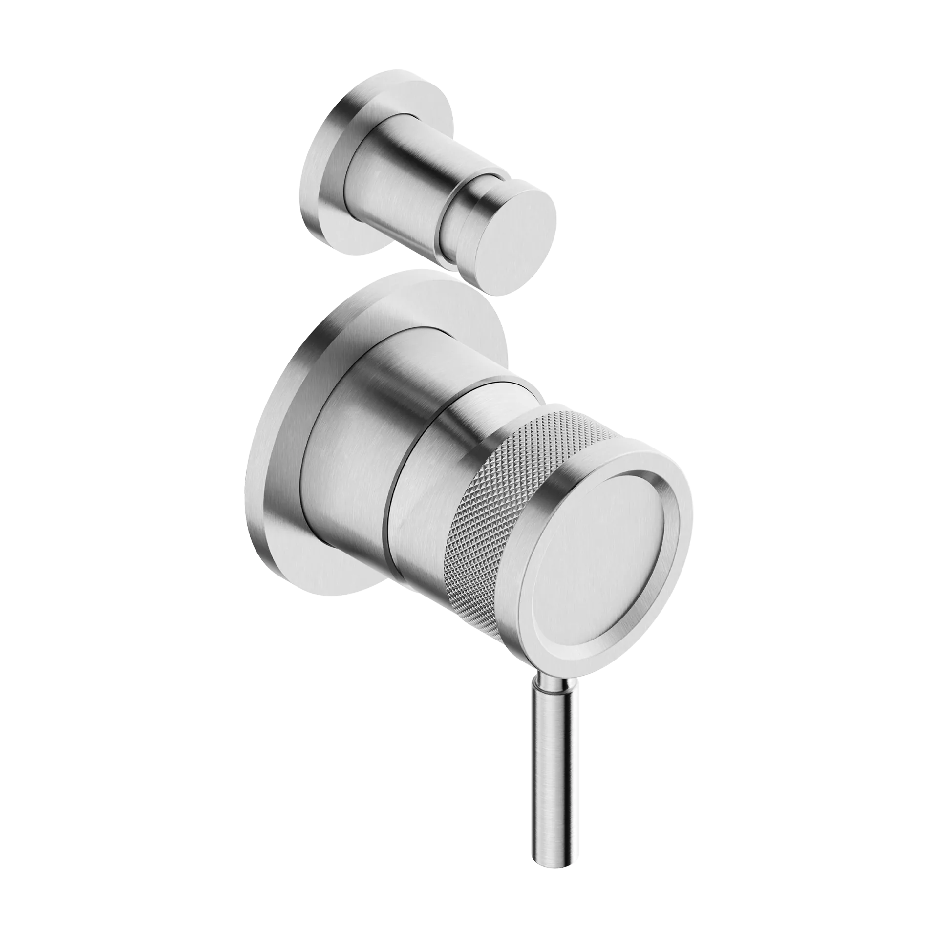 2-way recessed single lever mixer with diverter