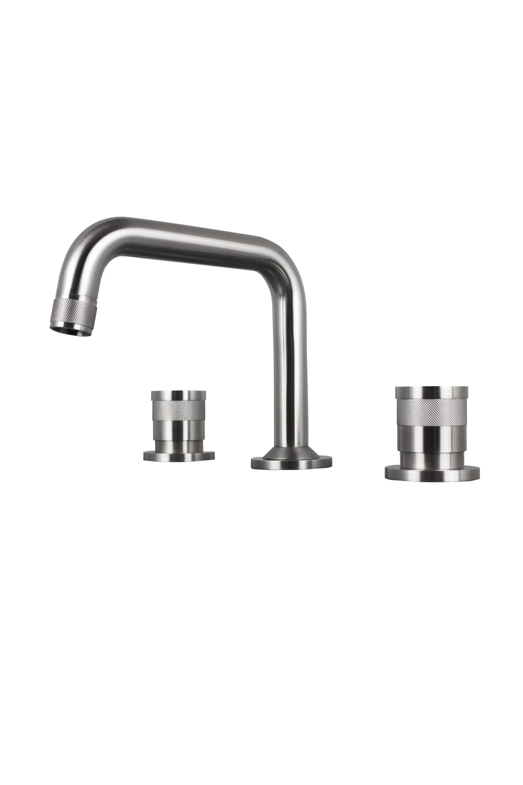 3-hole basin mixer with low spout