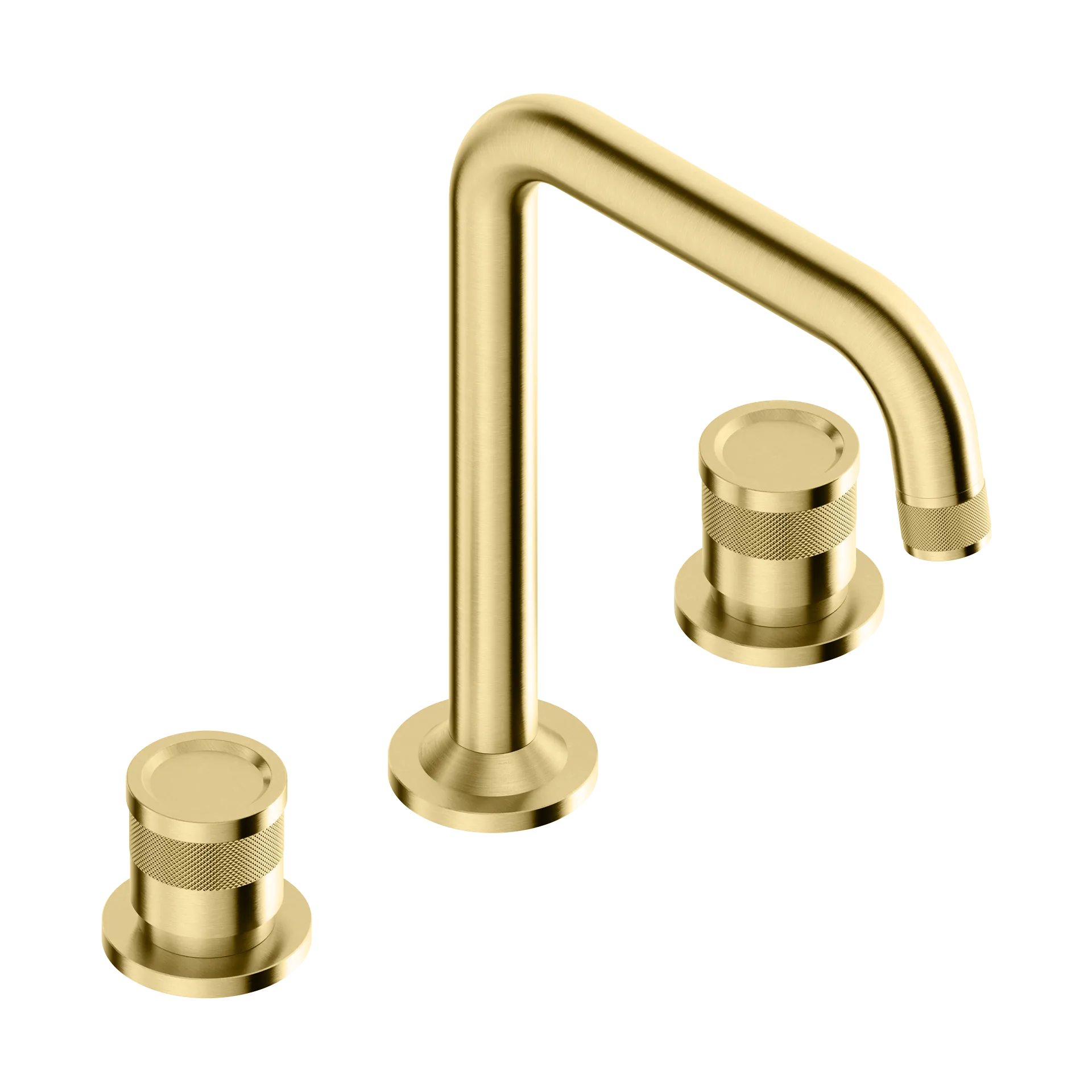 3-hole washbasin mixer with high spout