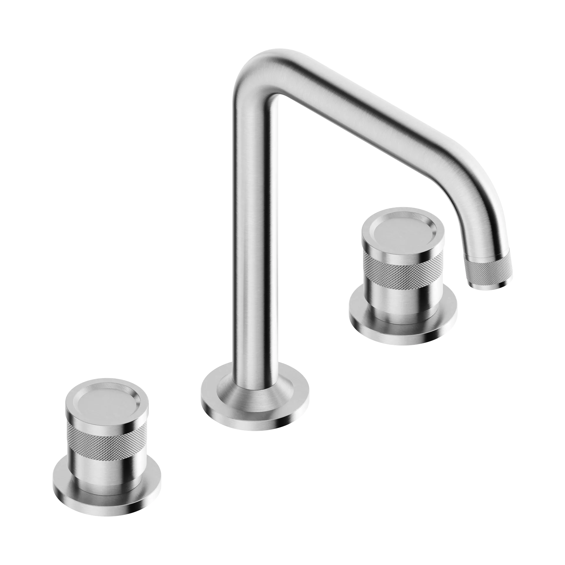 3-hole washbasin mixer with high spout