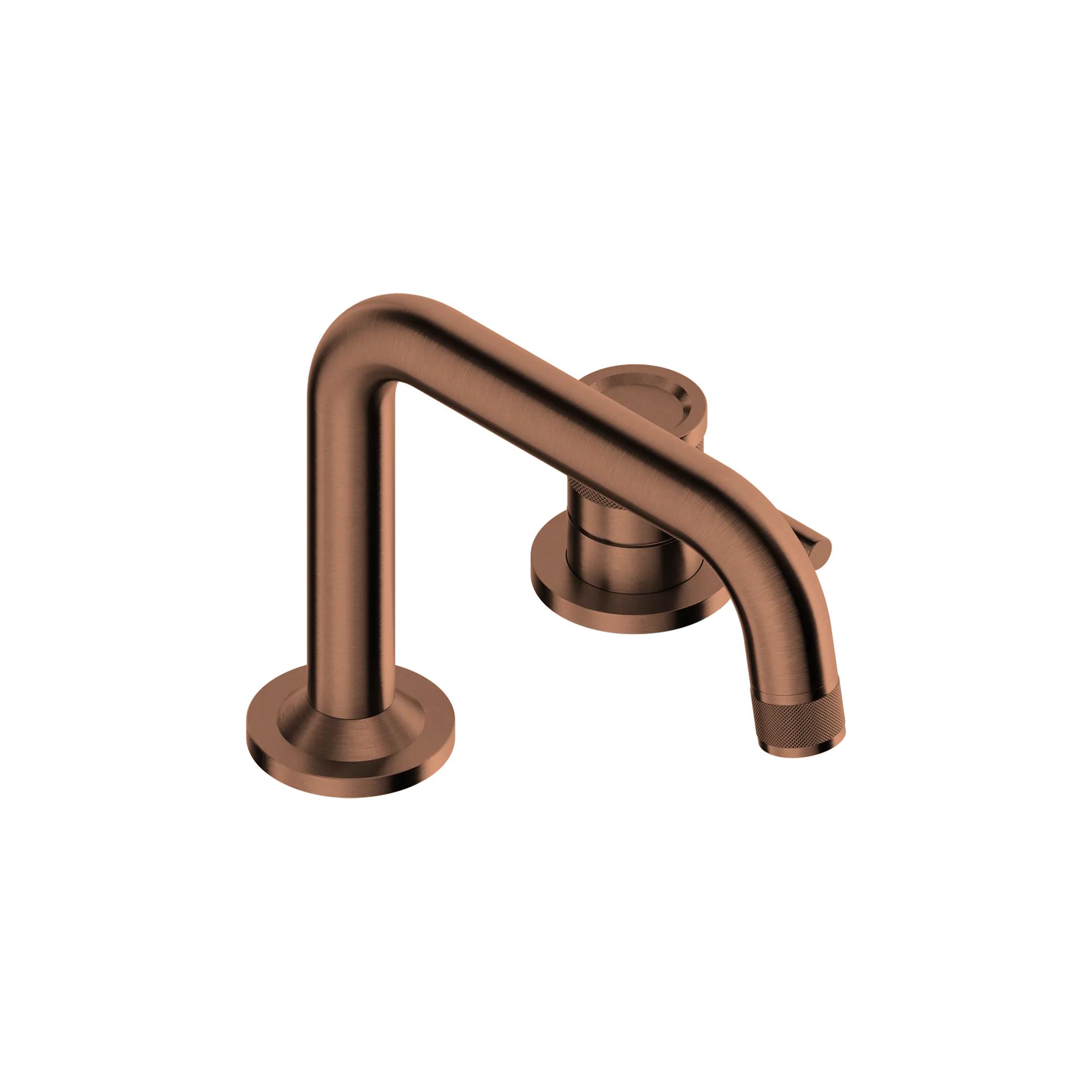2-hole washbasin mixer with low spout