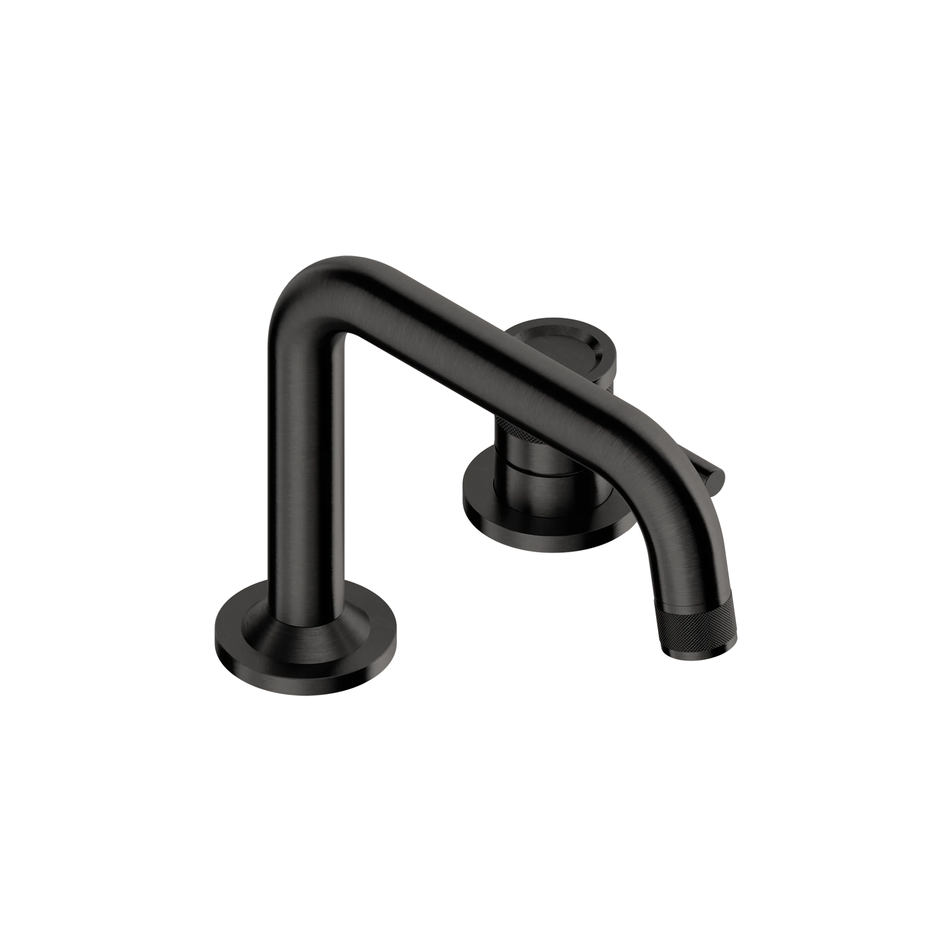 2-hole washbasin mixer with low spout