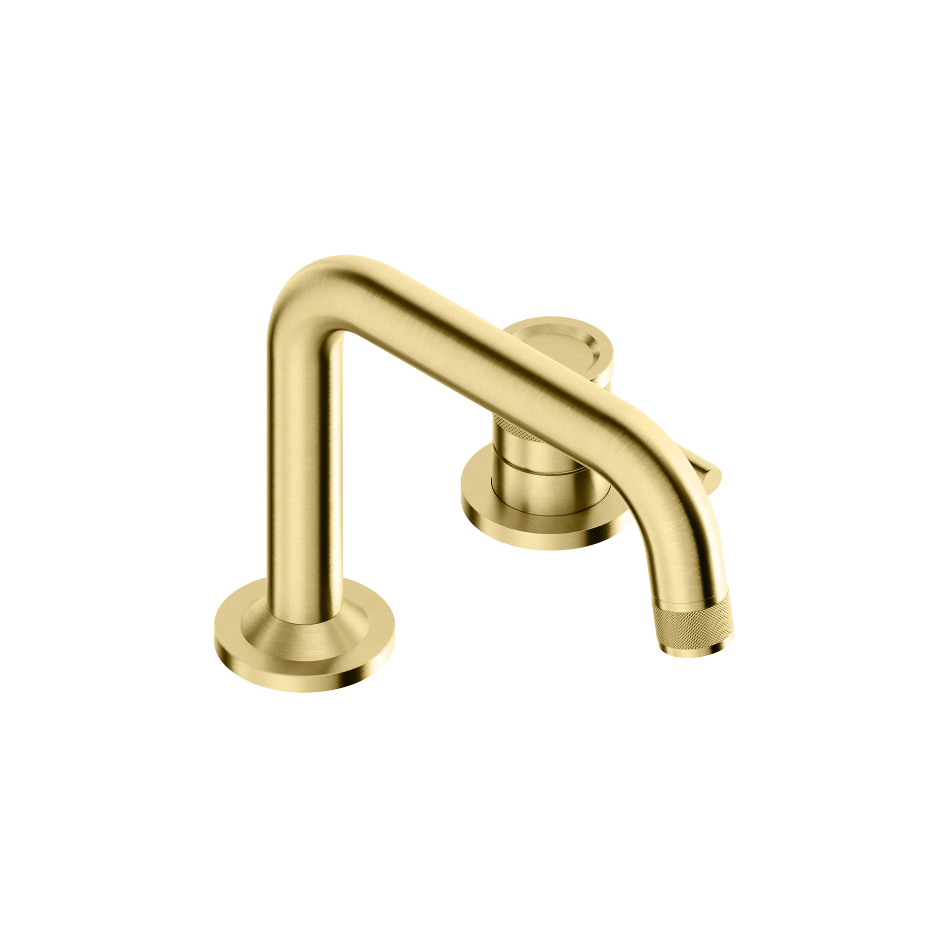 2-hole washbasin mixer with low spout