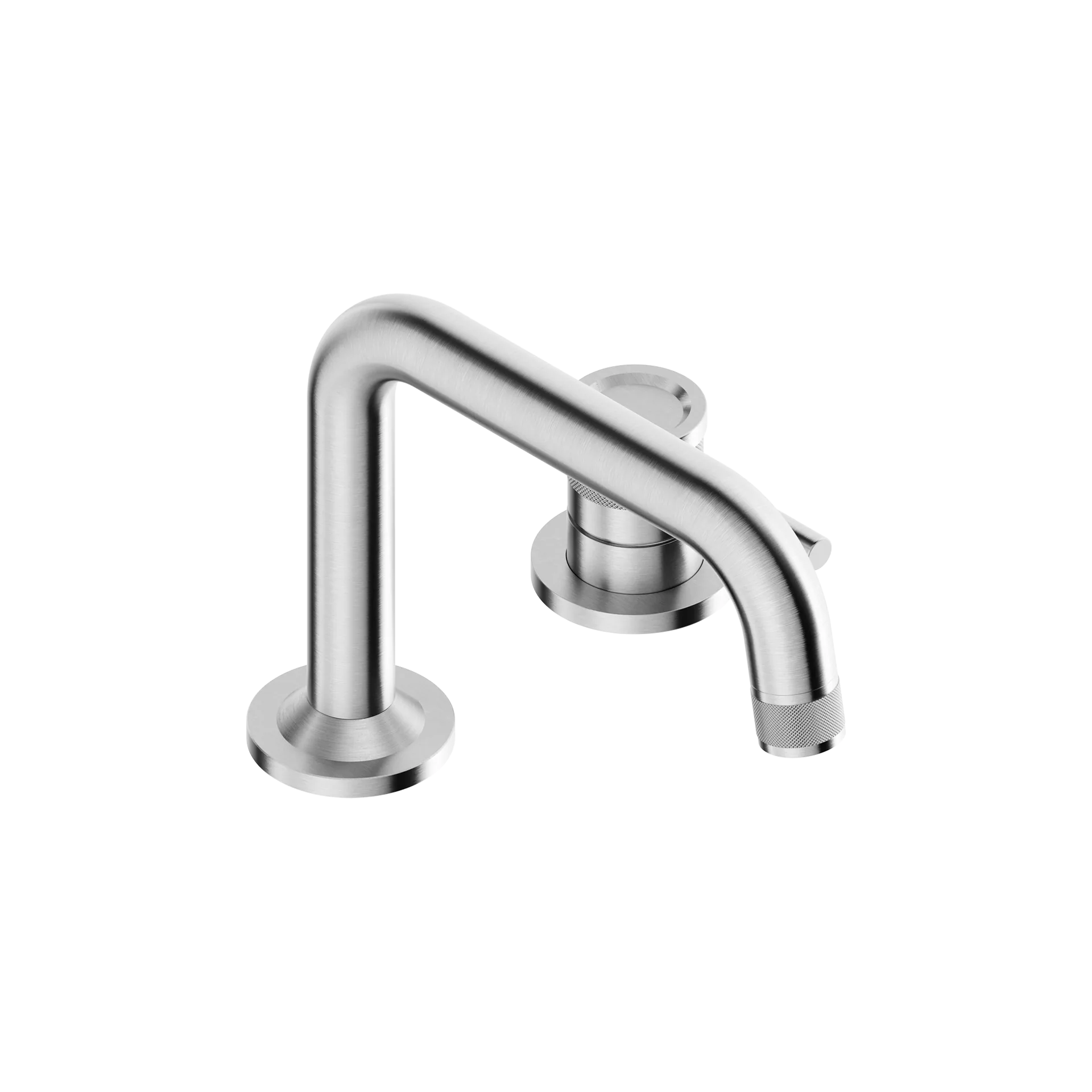 2-hole washbasin mixer with low spout