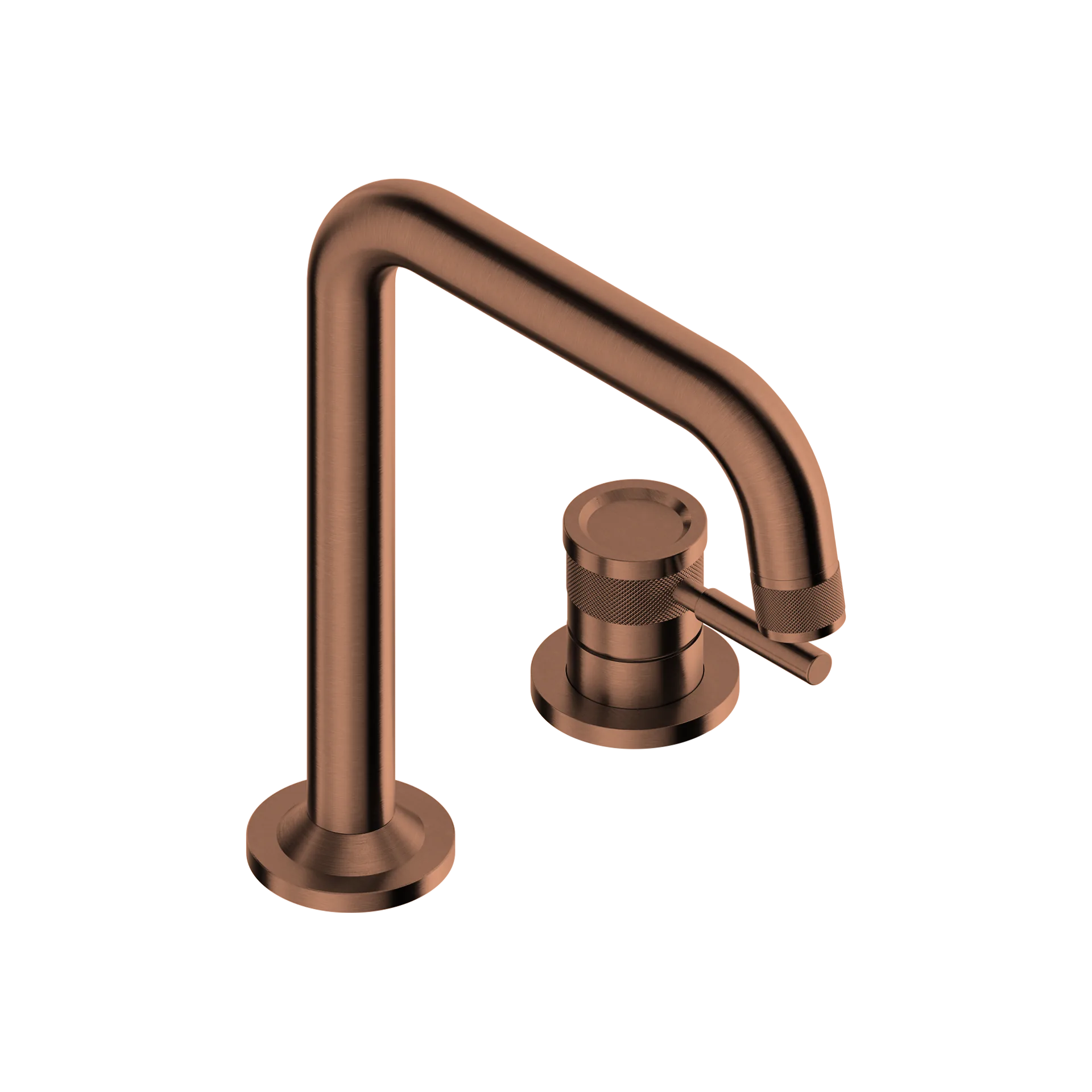 2-hole washbasin mixer with high spout