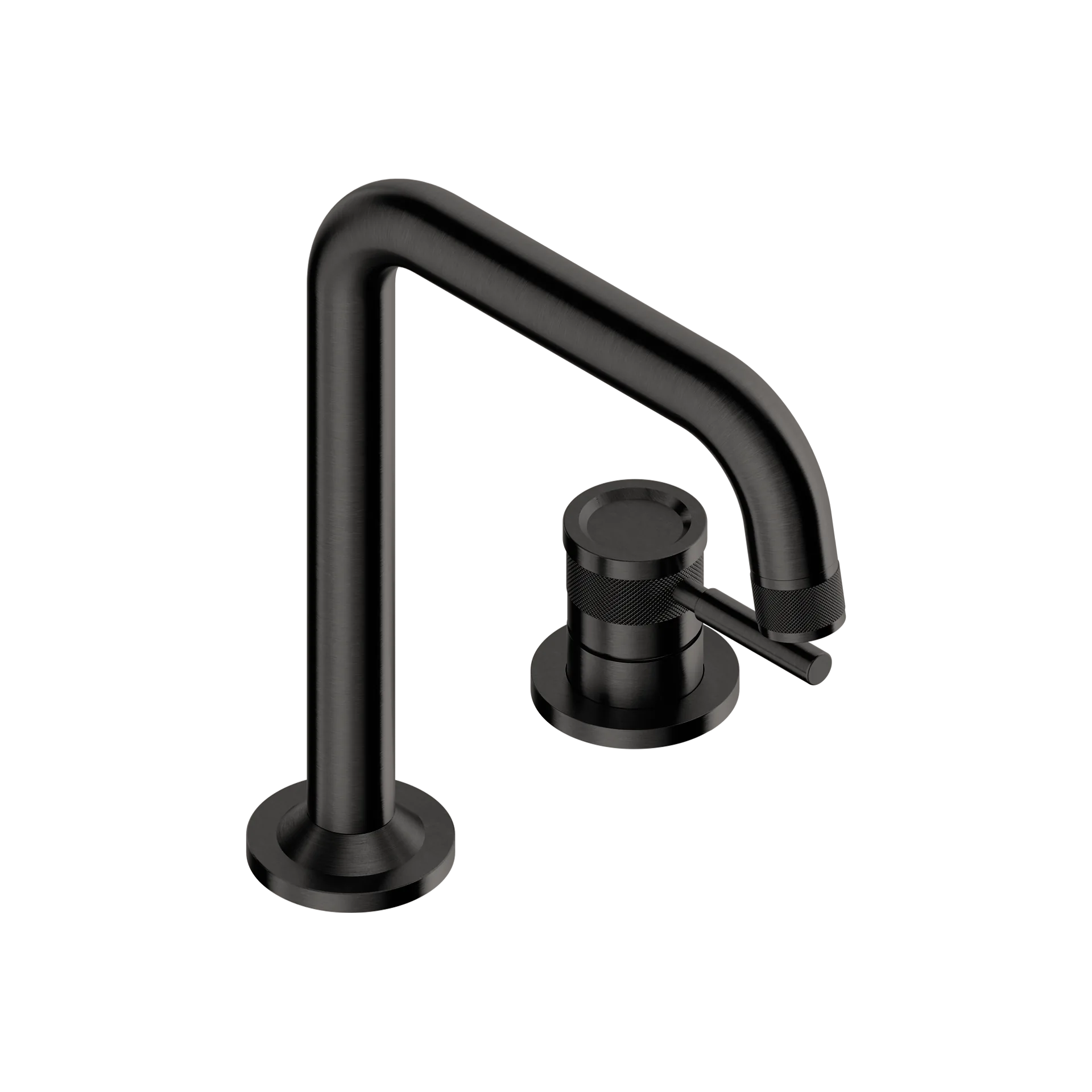 2-hole washbasin mixer with high spout