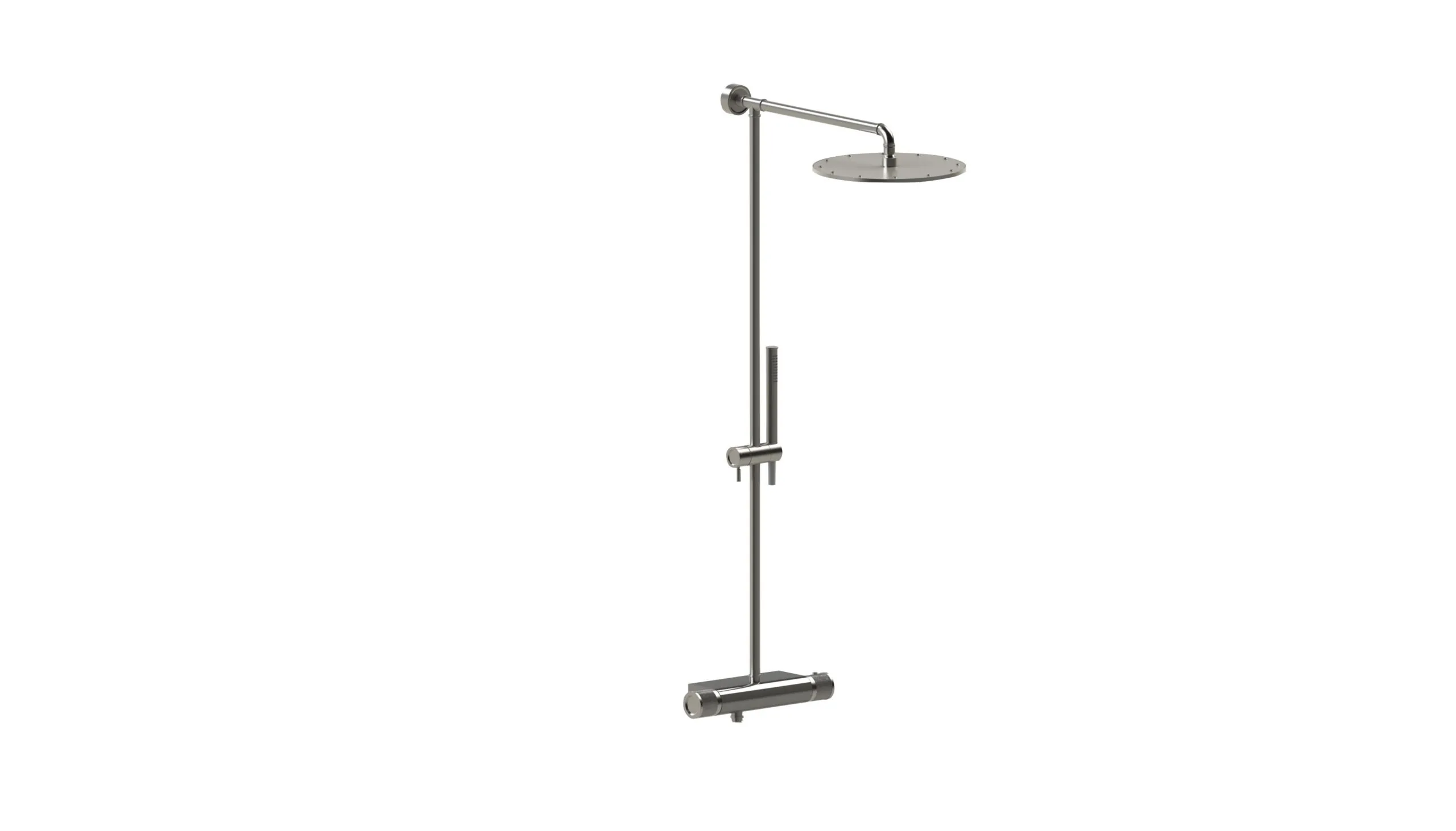 316L stainless steel thermostatic sliding shower column