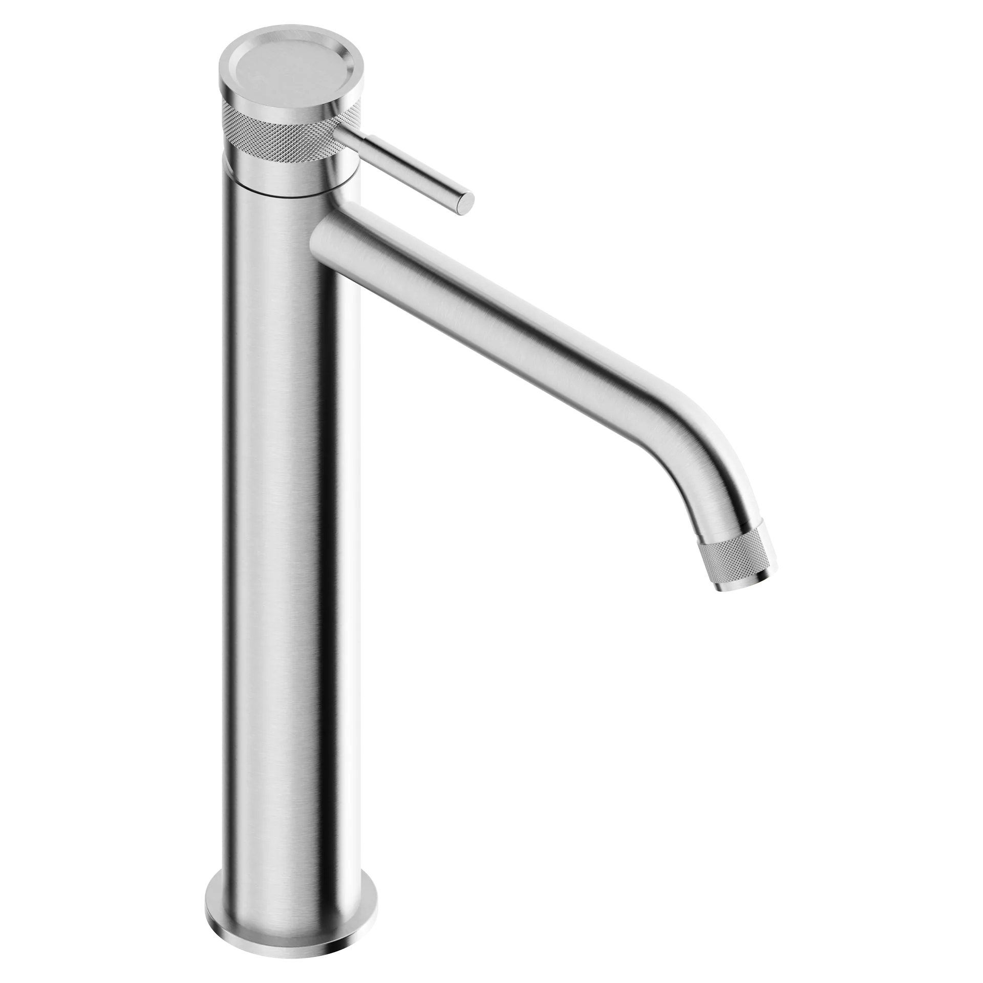 High washbasin mixer in 316L stainless steel