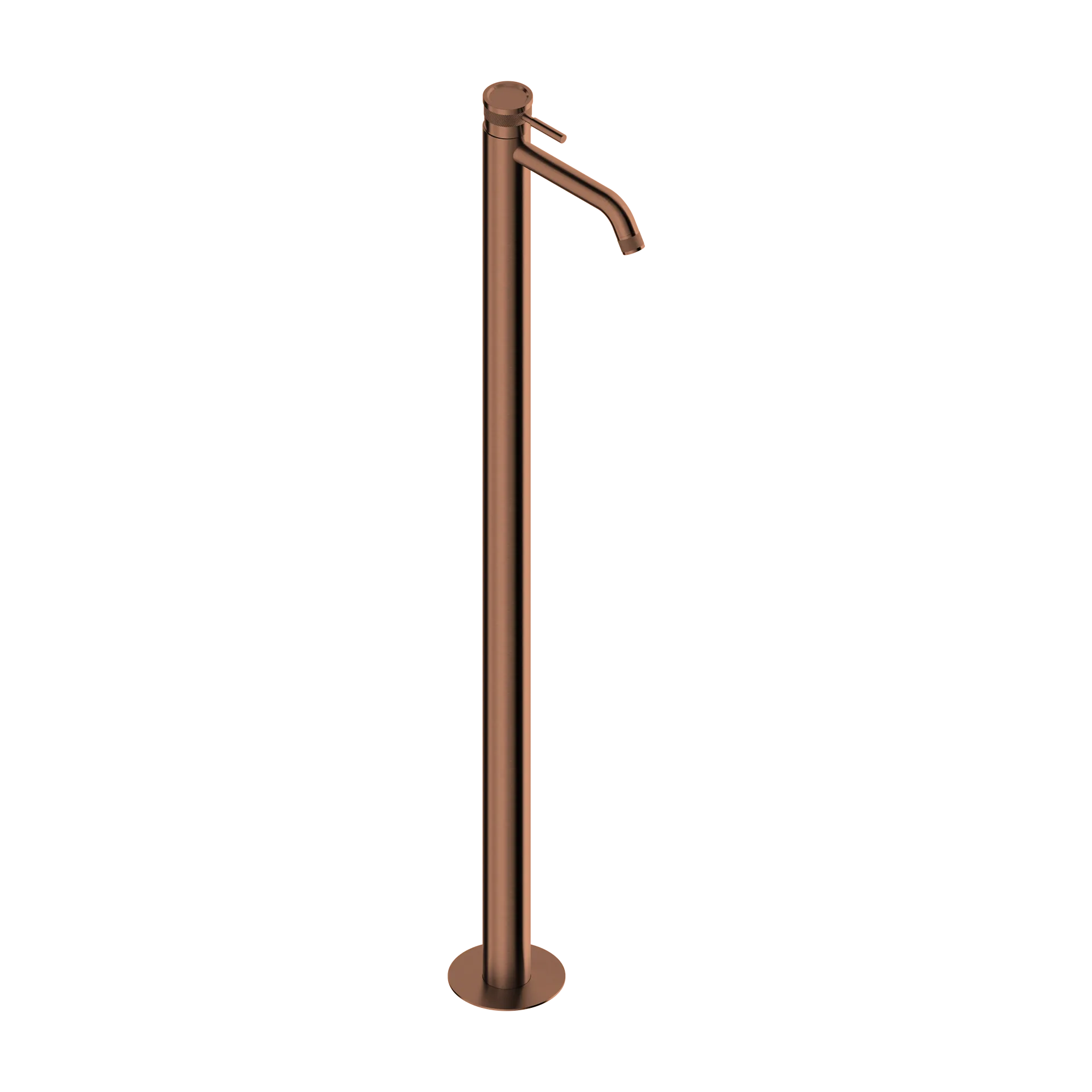 Floor-standing washbasin mixer in 316L stainless steel