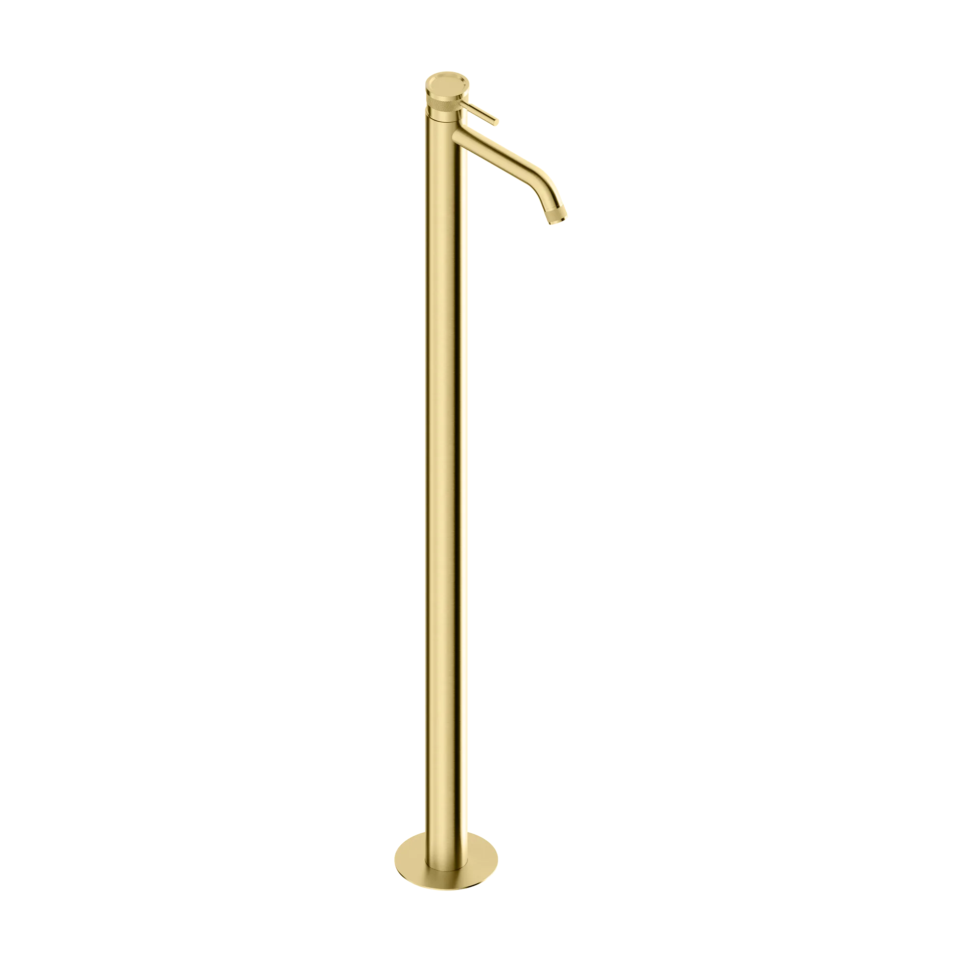 Floor-standing washbasin mixer in 316L stainless steel