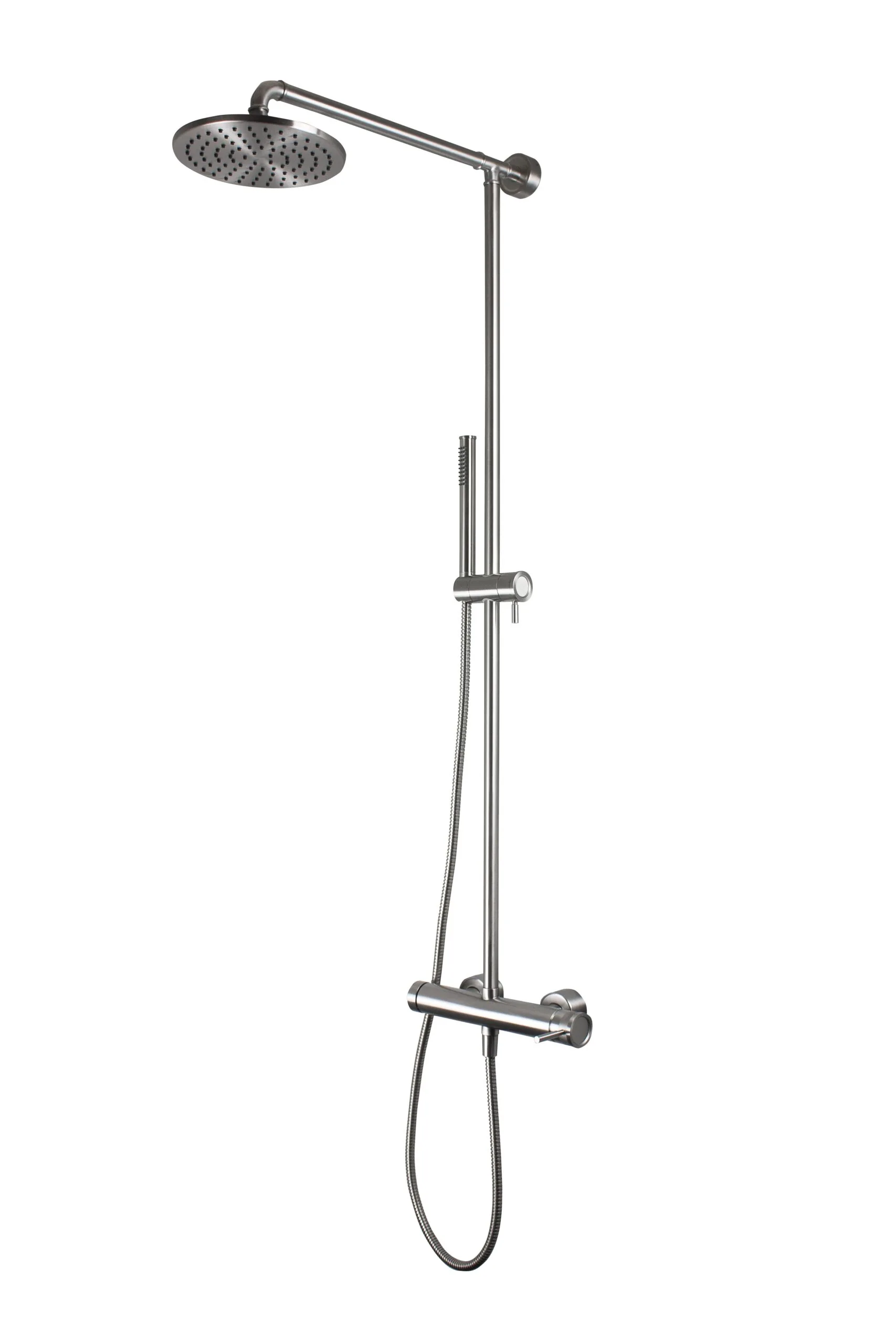 shower column with 316L stainless steel sliding device