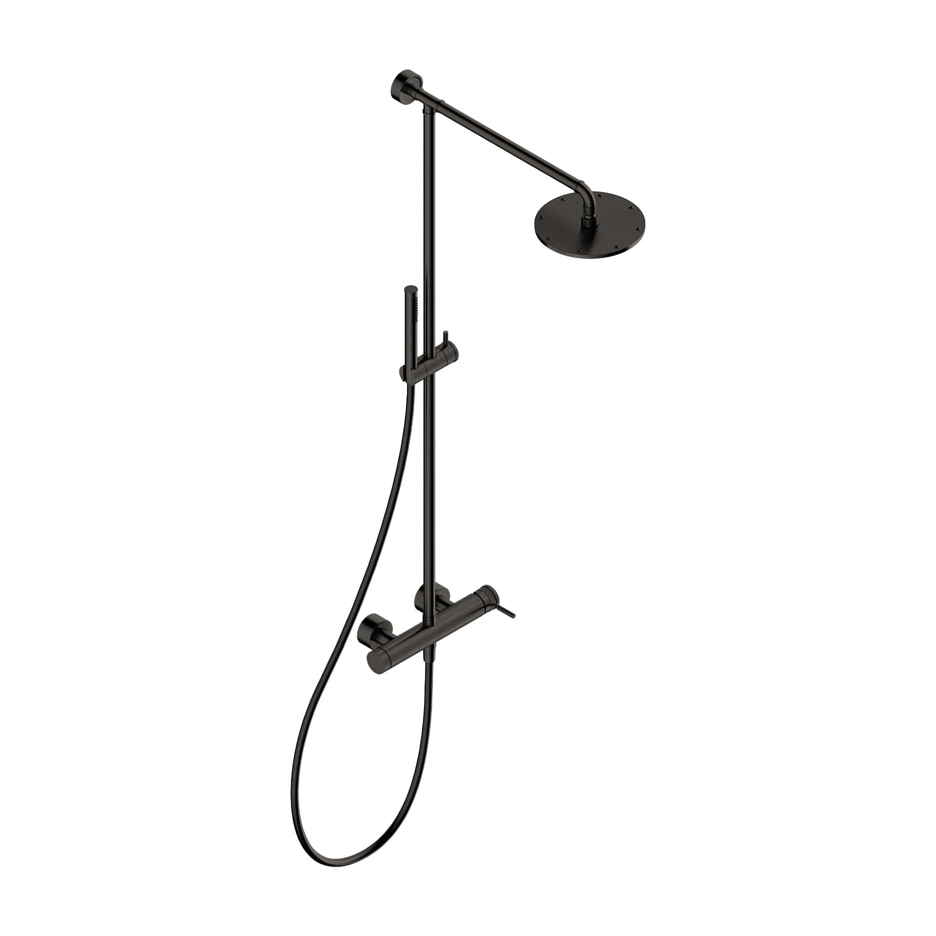 shower column with 316L stainless steel sliding device
