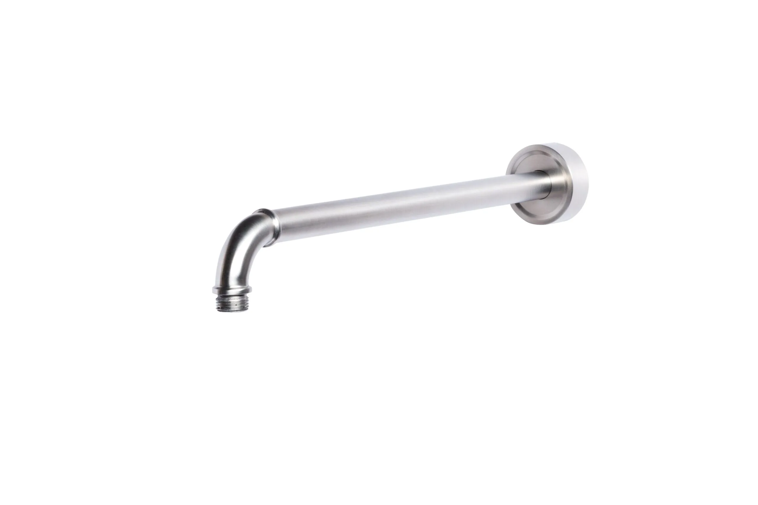 40 cm long wall-mounted shower arm in 316L stainless steel