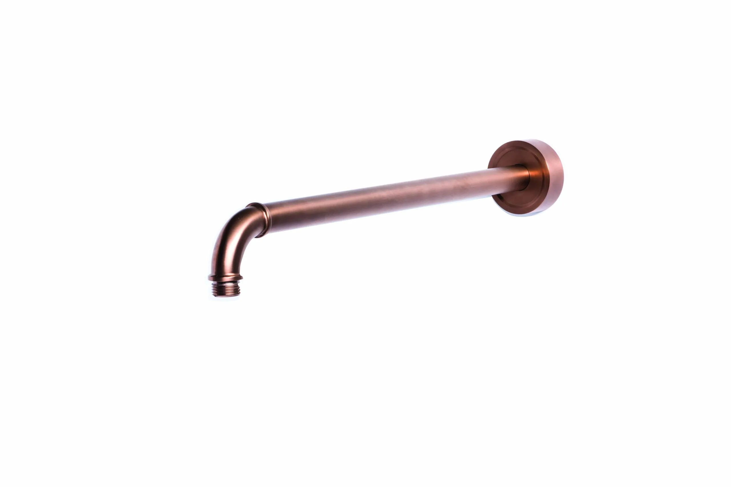 40 cm long wall-mounted shower arm in 316L stainless steel